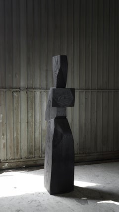 Biomorphic Carved Wood Sculpture in the style of Isamu Noguchi, Unseen Force 17