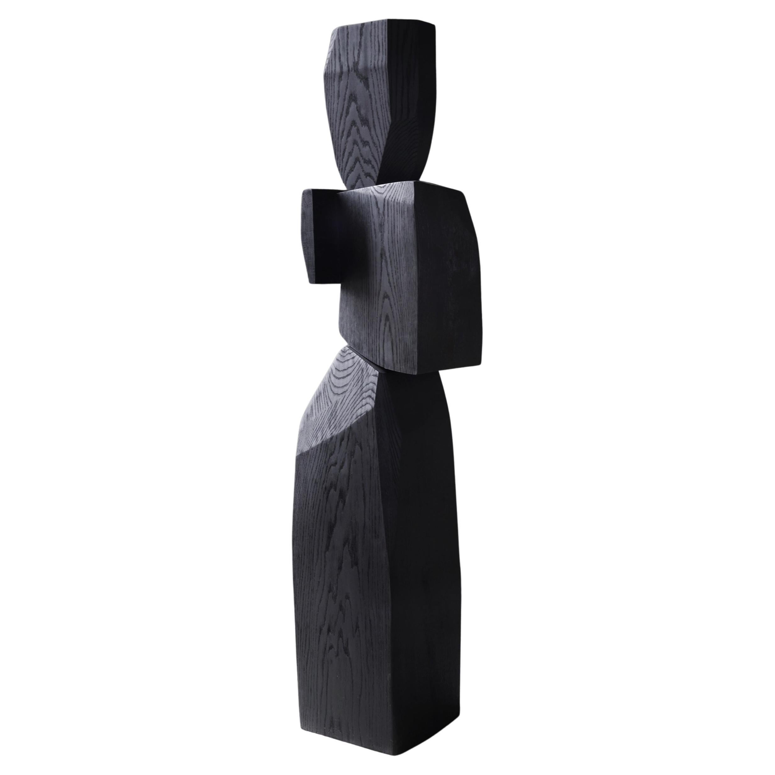 Biomorphic Carved Wood Sculpture in the style of Isamu Noguchi, Unseen Force 17