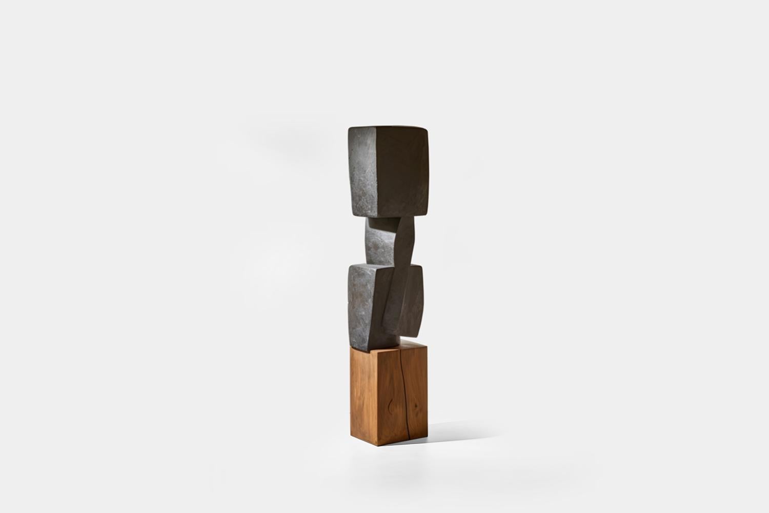Mexican Biomorphic Carved Wood Sculpture in the style of Isamu Noguchi, Unseen Force 18 For Sale