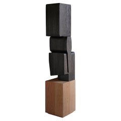 Biomorphic Carved Wood Sculpture in the style of Isamu Noguchi, Unseen Force 18