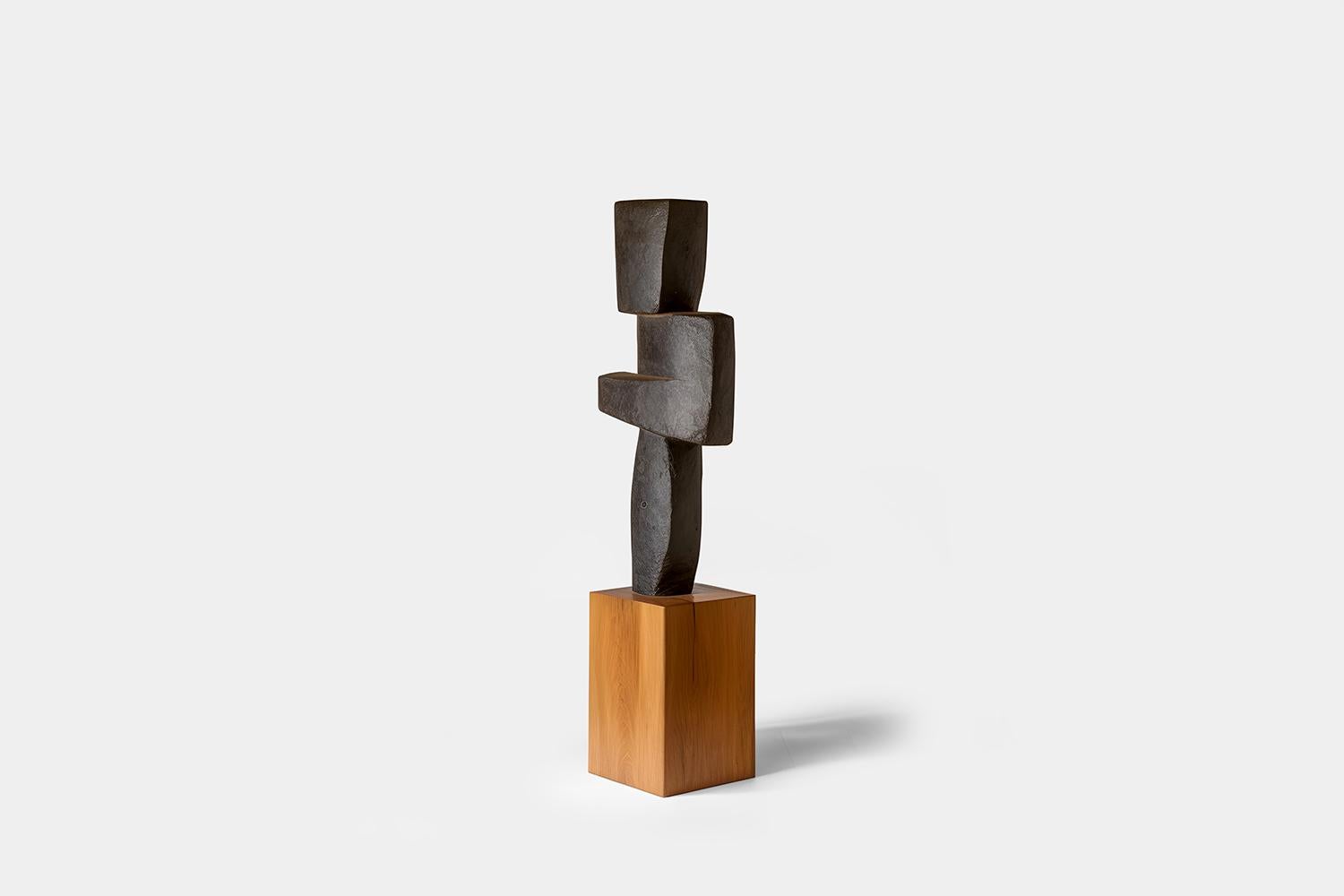 Biomorphic Carved Wood Sculpture in the style of Isamu Noguchi, Unseen Force 20 by Joel Escalona

This monolithic sculpture, designed by the talented Artist Joel Escalona, is a towering example of beauty in craftsmanship. Hand and digital machine