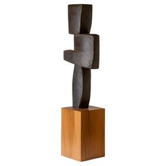 Biomorphic Carved Wood Sculpture in the style of Isamu Noguchi, Unseen Force 20