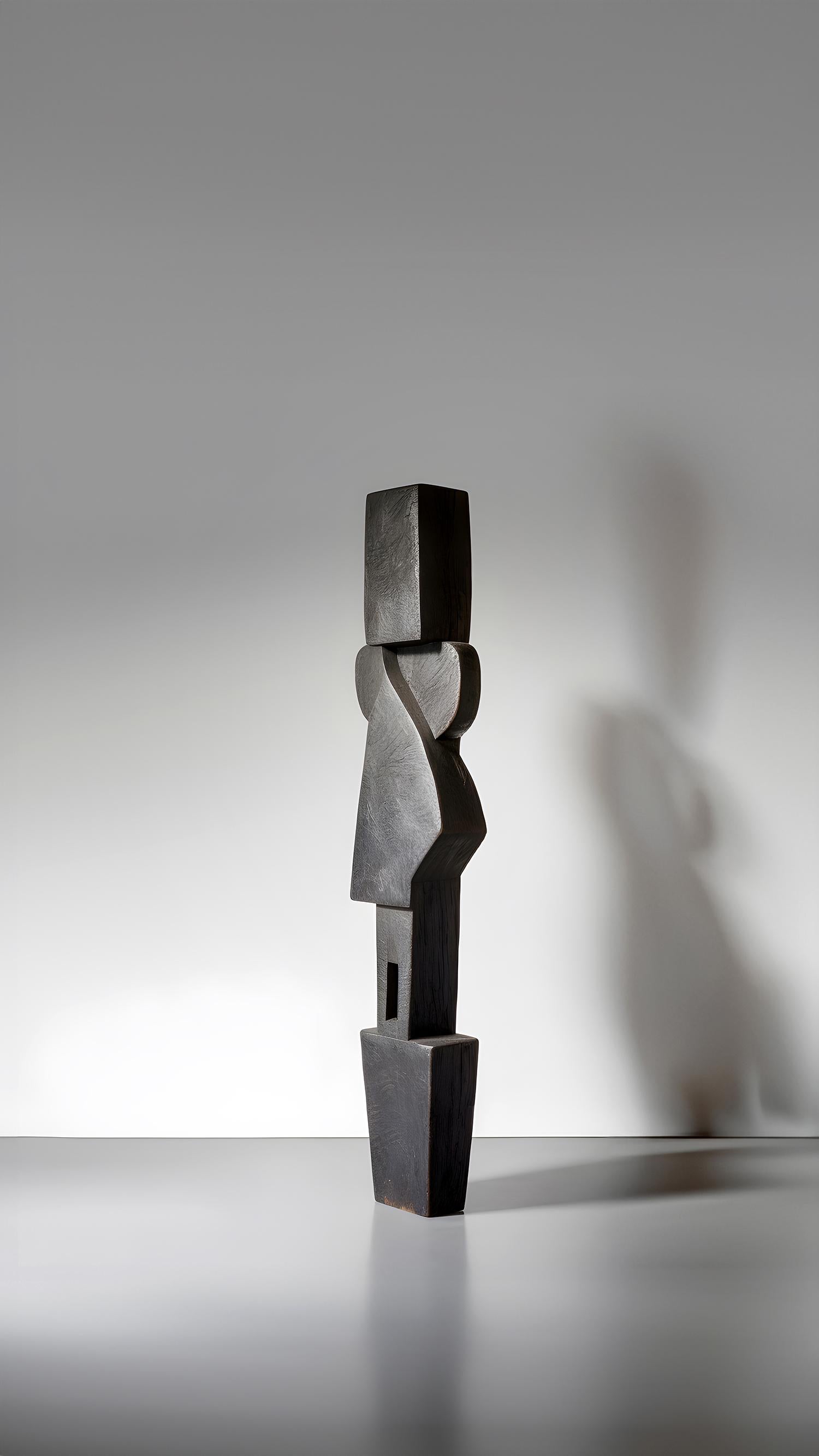 Bois de feuillus Sculpture biomorphique en bois sculpté dans le style d'Isamu Noguchi, Force invisible 21  en vente