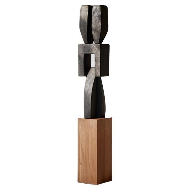 Biomorphic Carved Wood Sculpture in the style of Isamu Noguchi, Unseen Force 22  For Sale