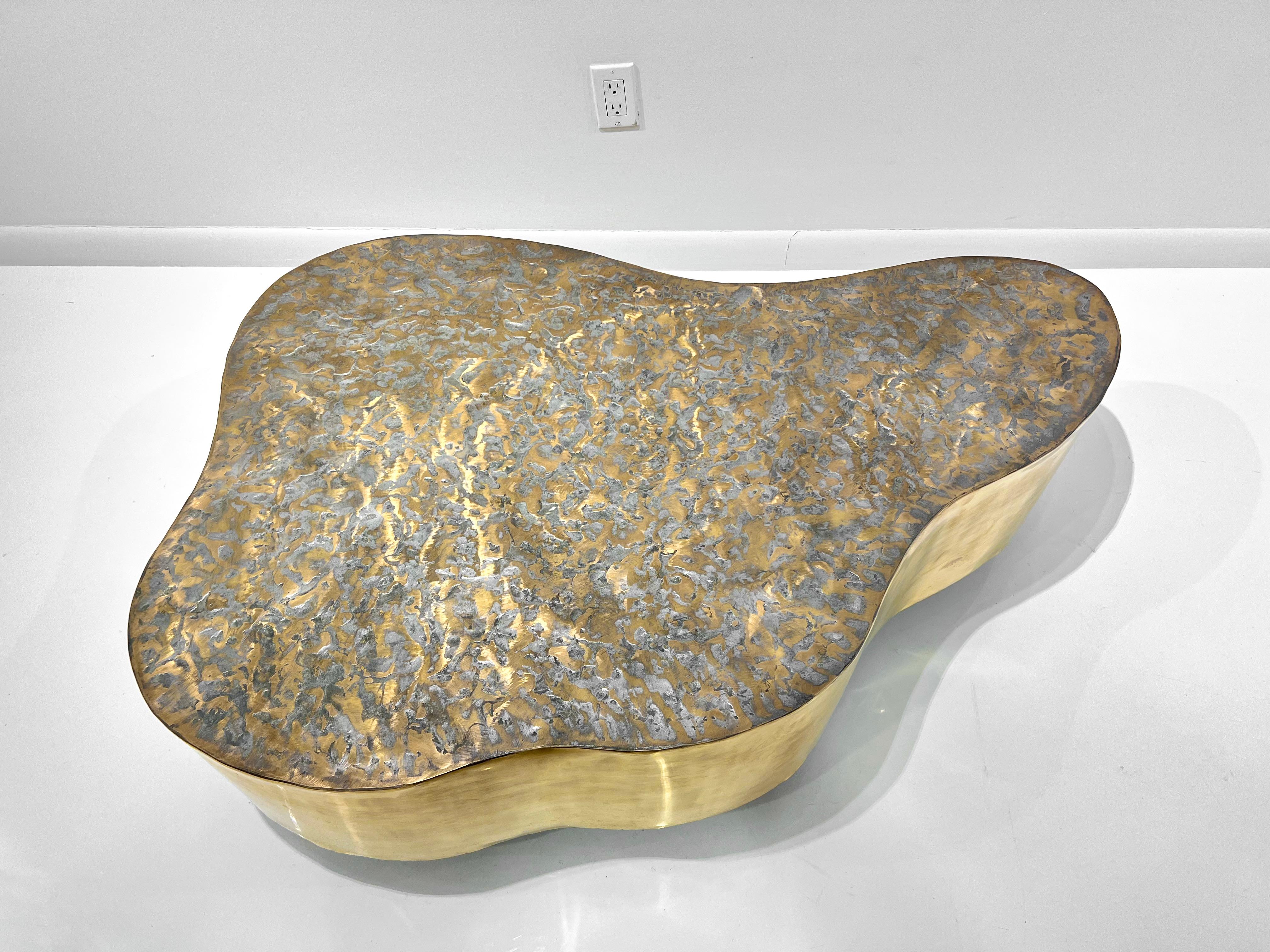 Mid-Century Modern Biomorphic Coffee Table by Silas Seandel For Sale