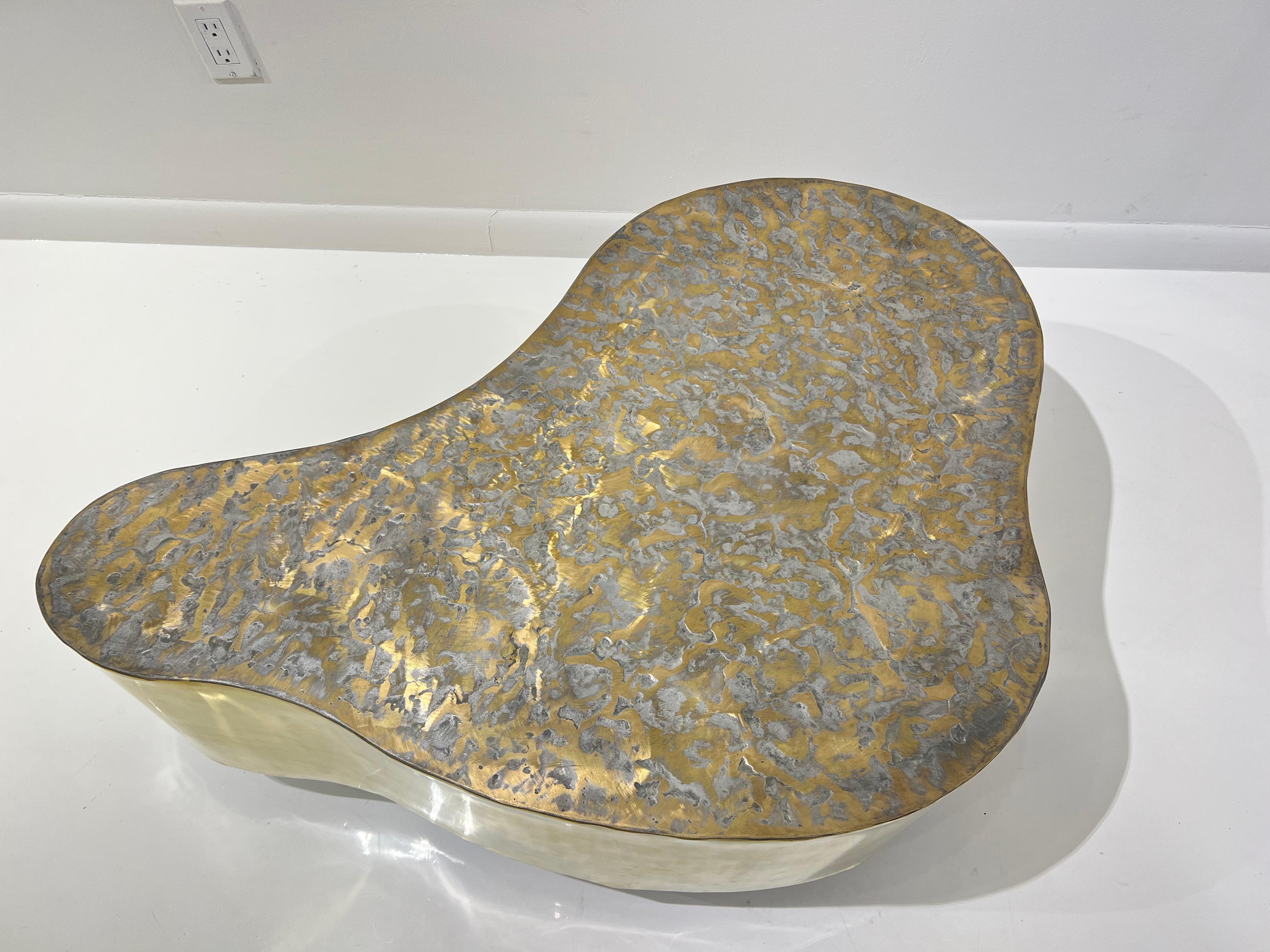 Mid-Century Modern Biomorphic Coffee Table by Silas Seandel For Sale