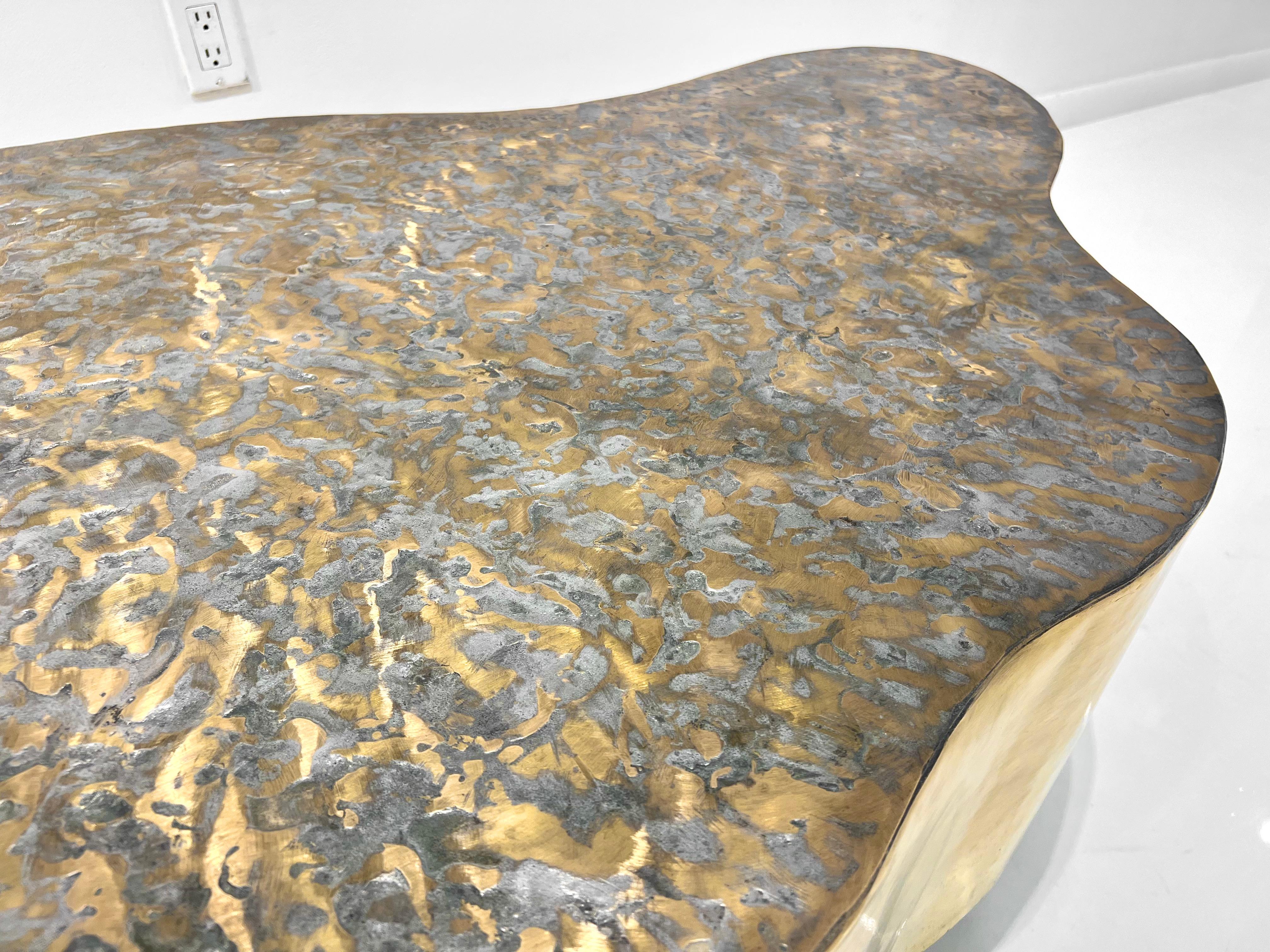 American Biomorphic Coffee Table by Silas Seandel For Sale