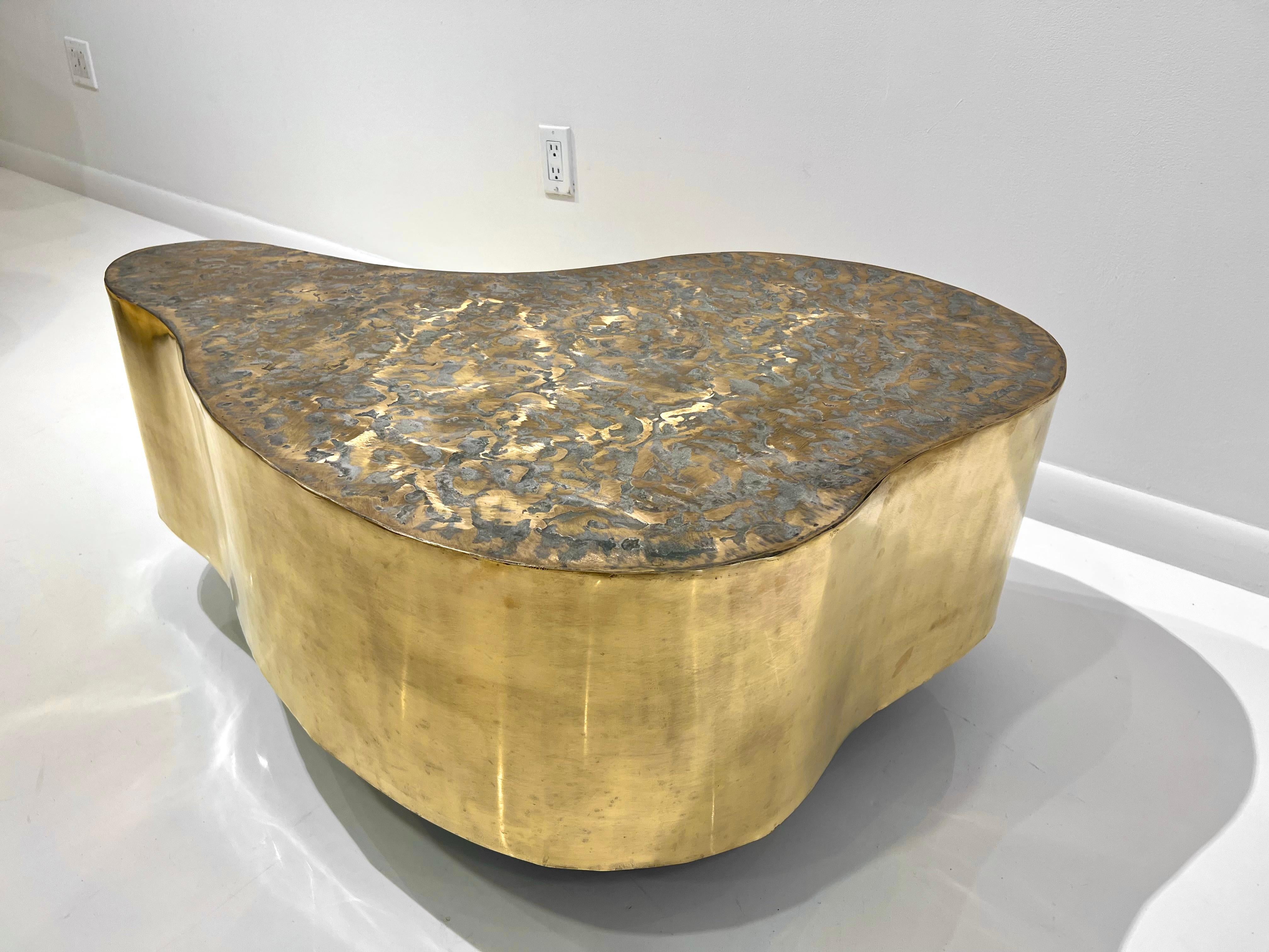 20th Century Biomorphic Coffee Table by Silas Seandel For Sale