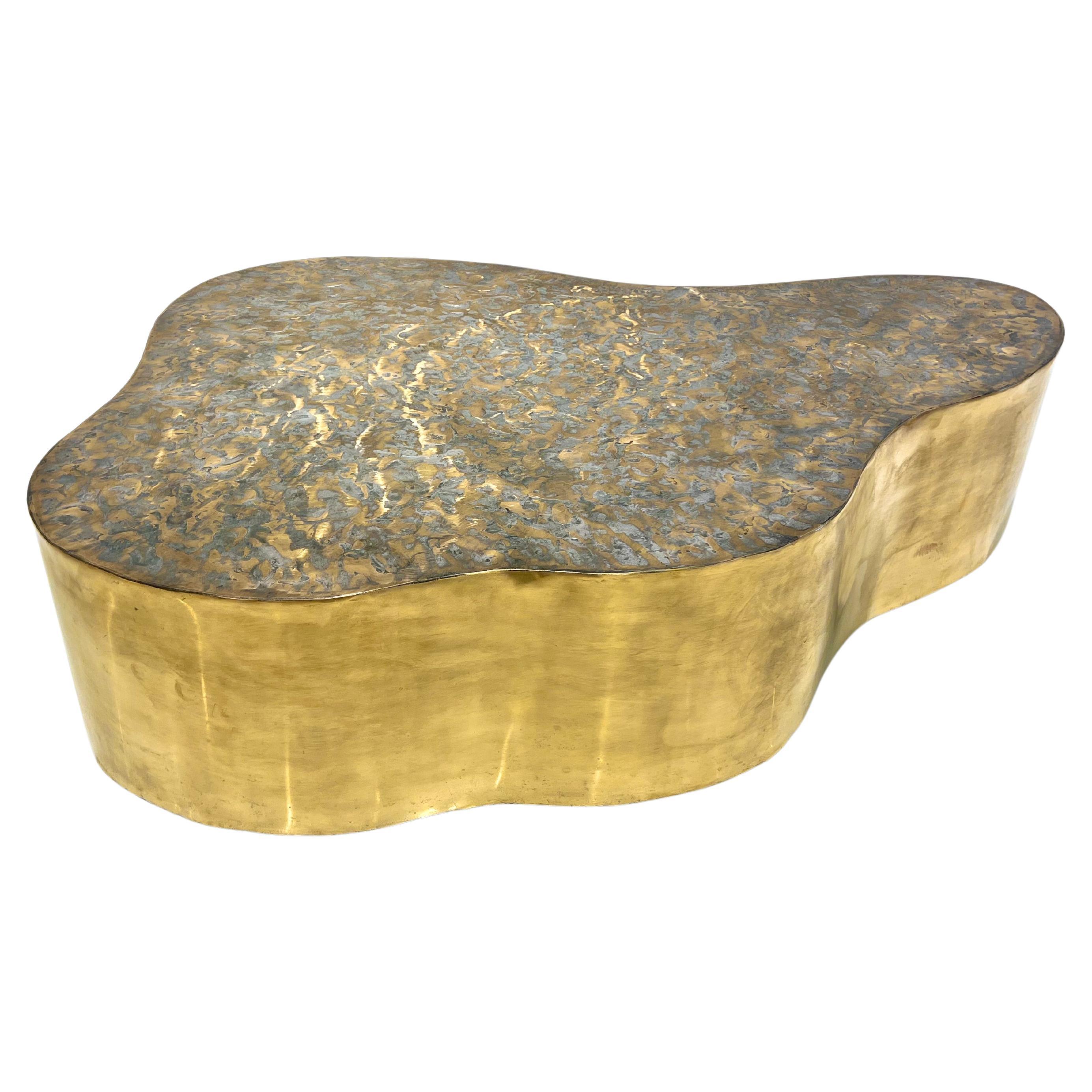 Biomorphic Coffee Table by Silas Seandel For Sale