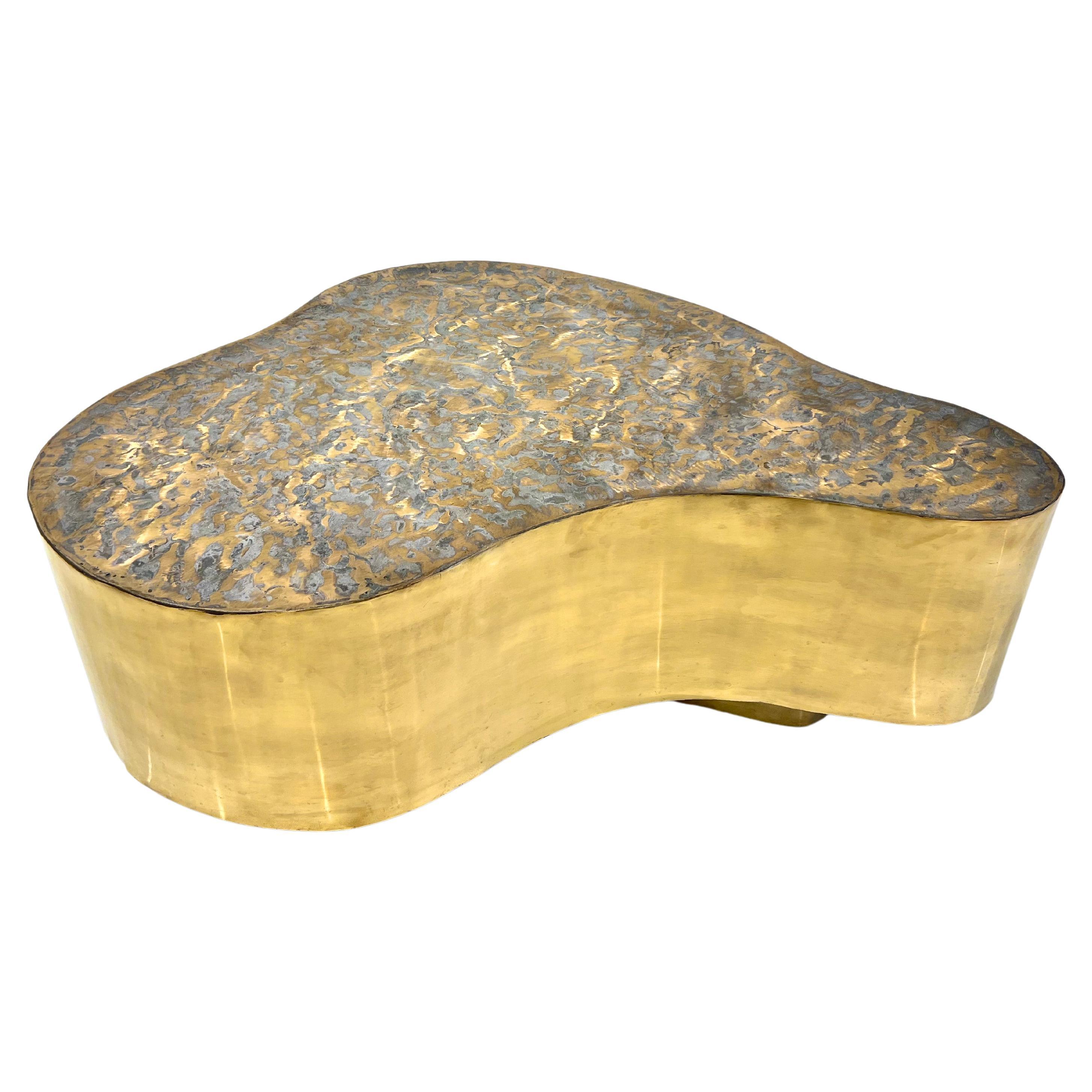 Biomorphic Coffee Table by Silas Seandel For Sale