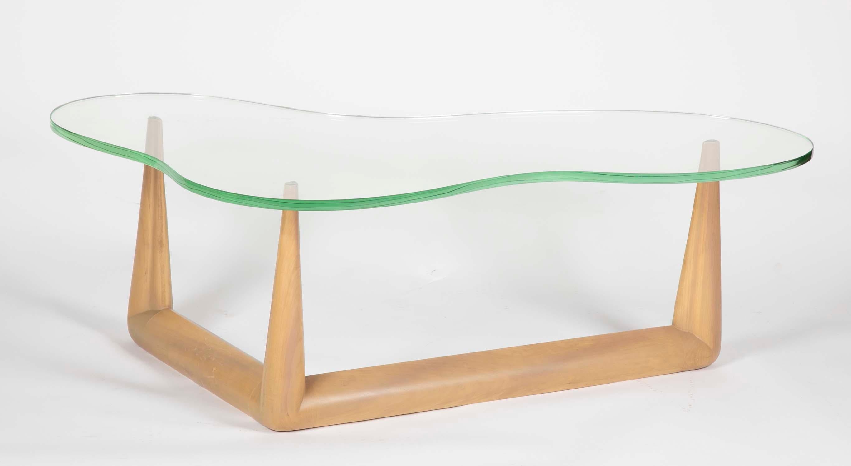 Mid-20th Century Biomorphic Coffee Table by T.H. Robsjohn-Gibbings for Widdicomb