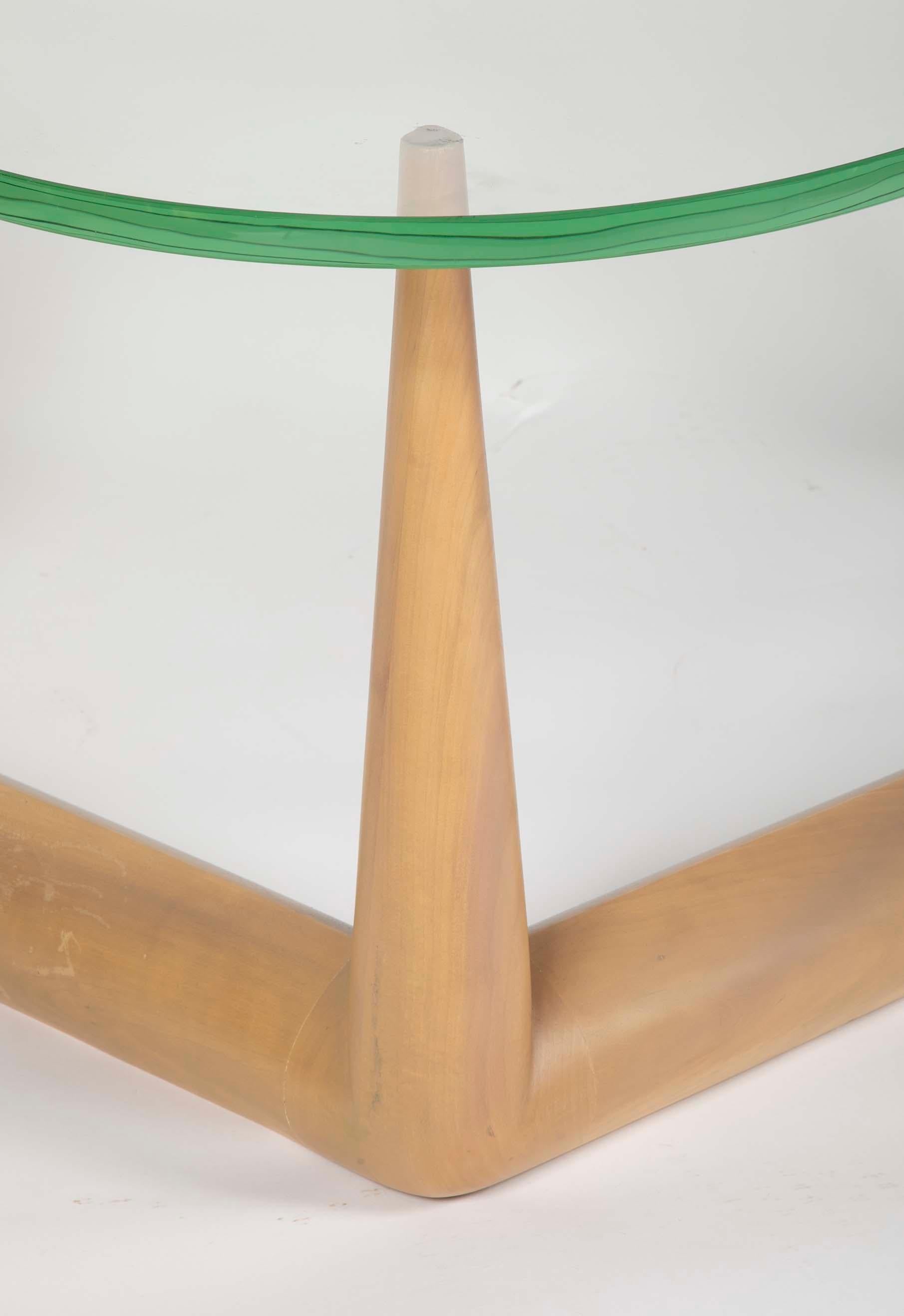 Wood Biomorphic Coffee Table by T.H. Robsjohn-Gibbings for Widdicomb