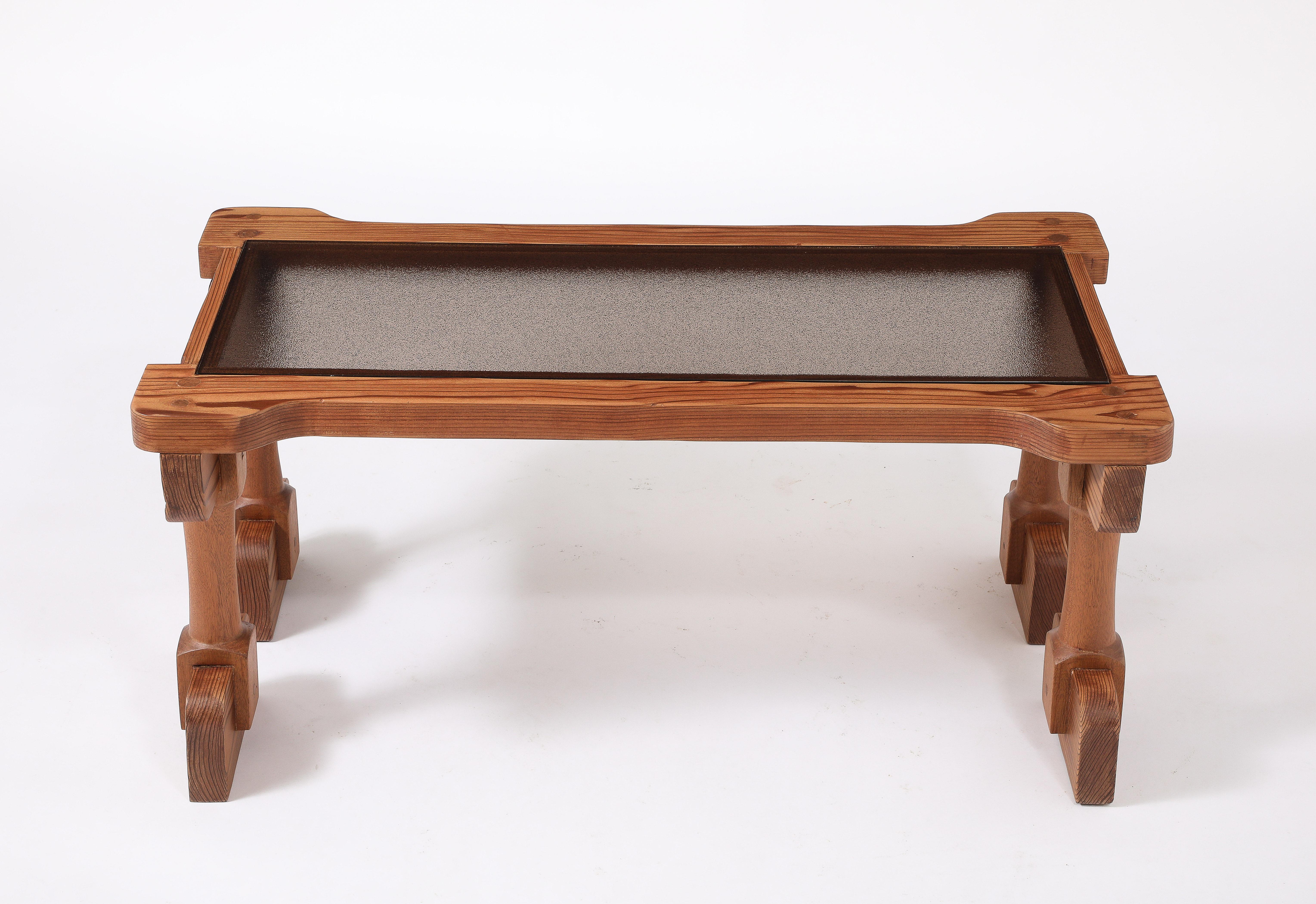 Table basse biomorphique, France, années 1940 en vente 3