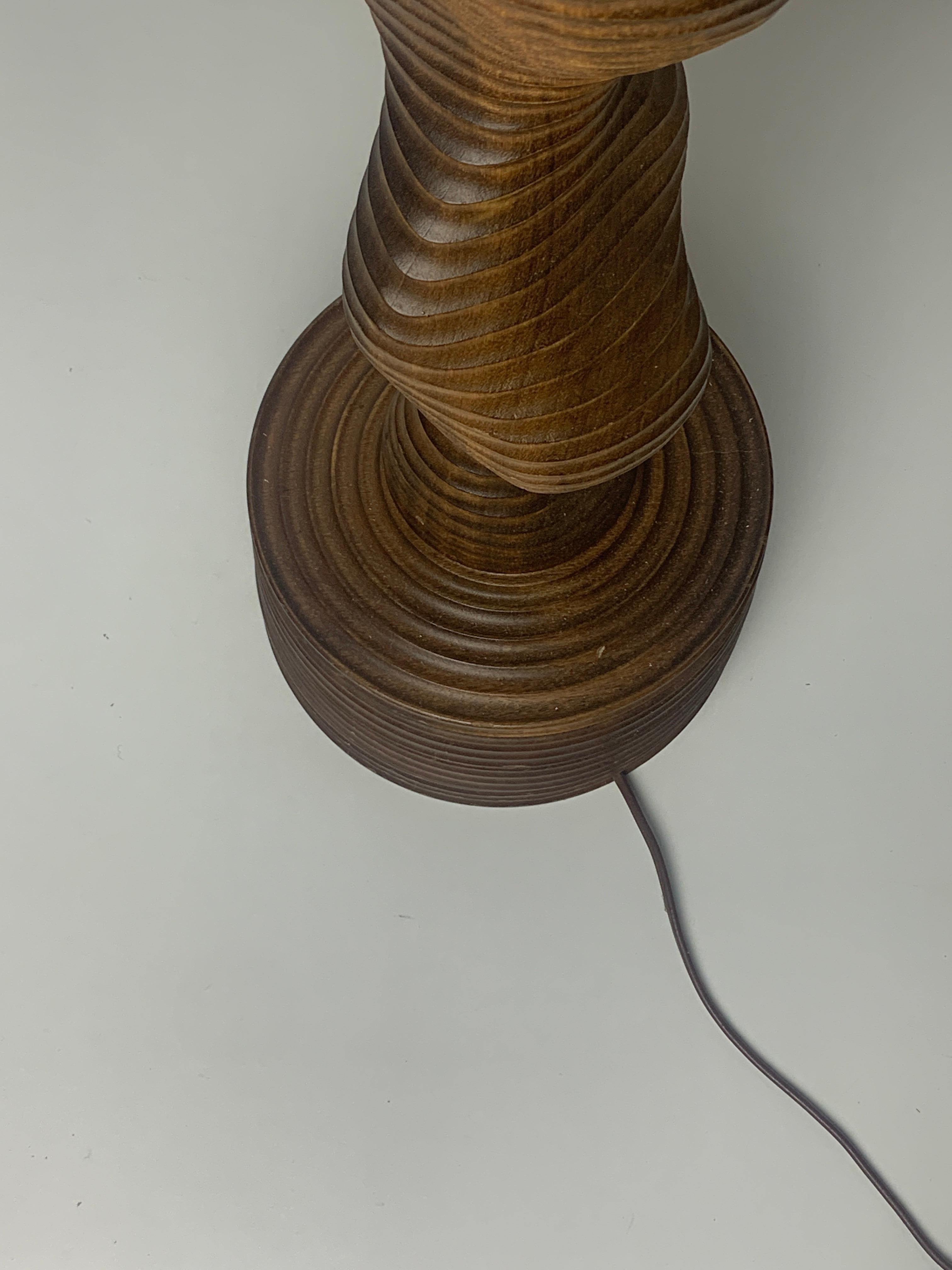 Lámpara de pie Biomorphic curvy wavy de Temde, Suiza Años 60 en venta 8