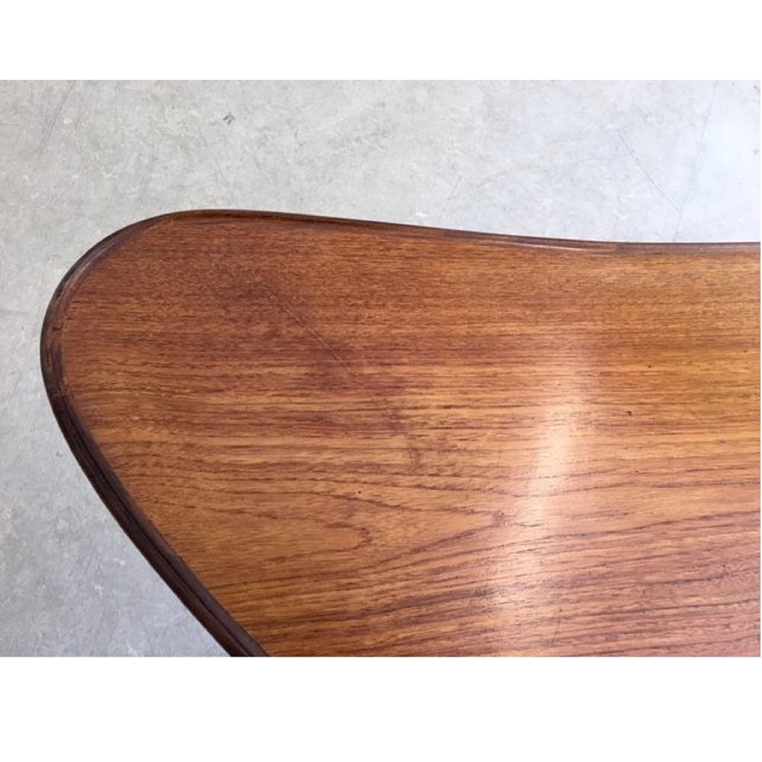 Biomorphic Danish Teak Coffee Table by B. C. Mobler In Good Condition In Richmond, Surrey