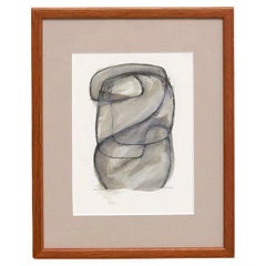 „Biomorphe Zeichnung 0002“ – Tinte auf Papier von David Nobaru