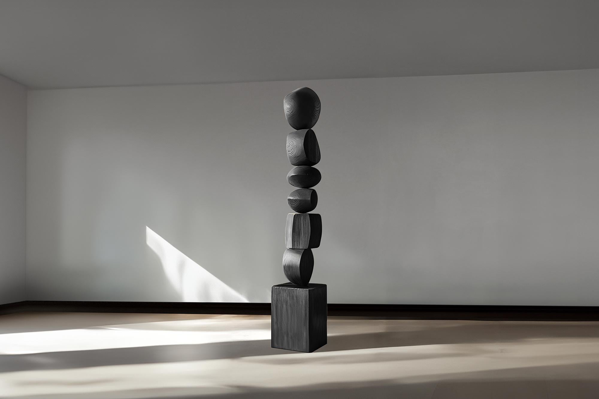 Biomorphic Elegance, Black Solid Wood by NONO, Still Stand No83


Joel Escalona's wooden standing sculptures are objects of raw beauty and serene grace. Each one is a testament to the power of the material, with smooth curves that flow into one