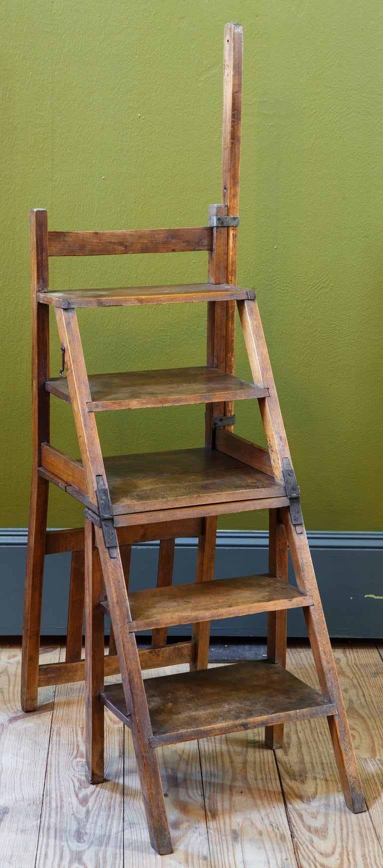 Biomorphic Library Chair Ladder at 1stDibs