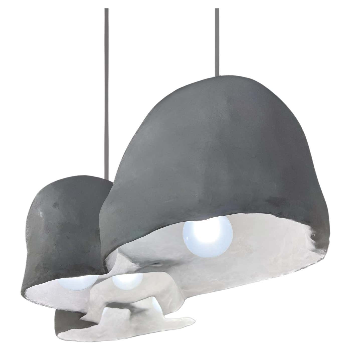 Biomorphic Line by Studio Chora, Handmade Light Fixture, Stone, Made-to ...