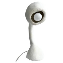 Biomorphic Line by Studio Chora, Table Lamp, White Lime Plaster, in Stock
