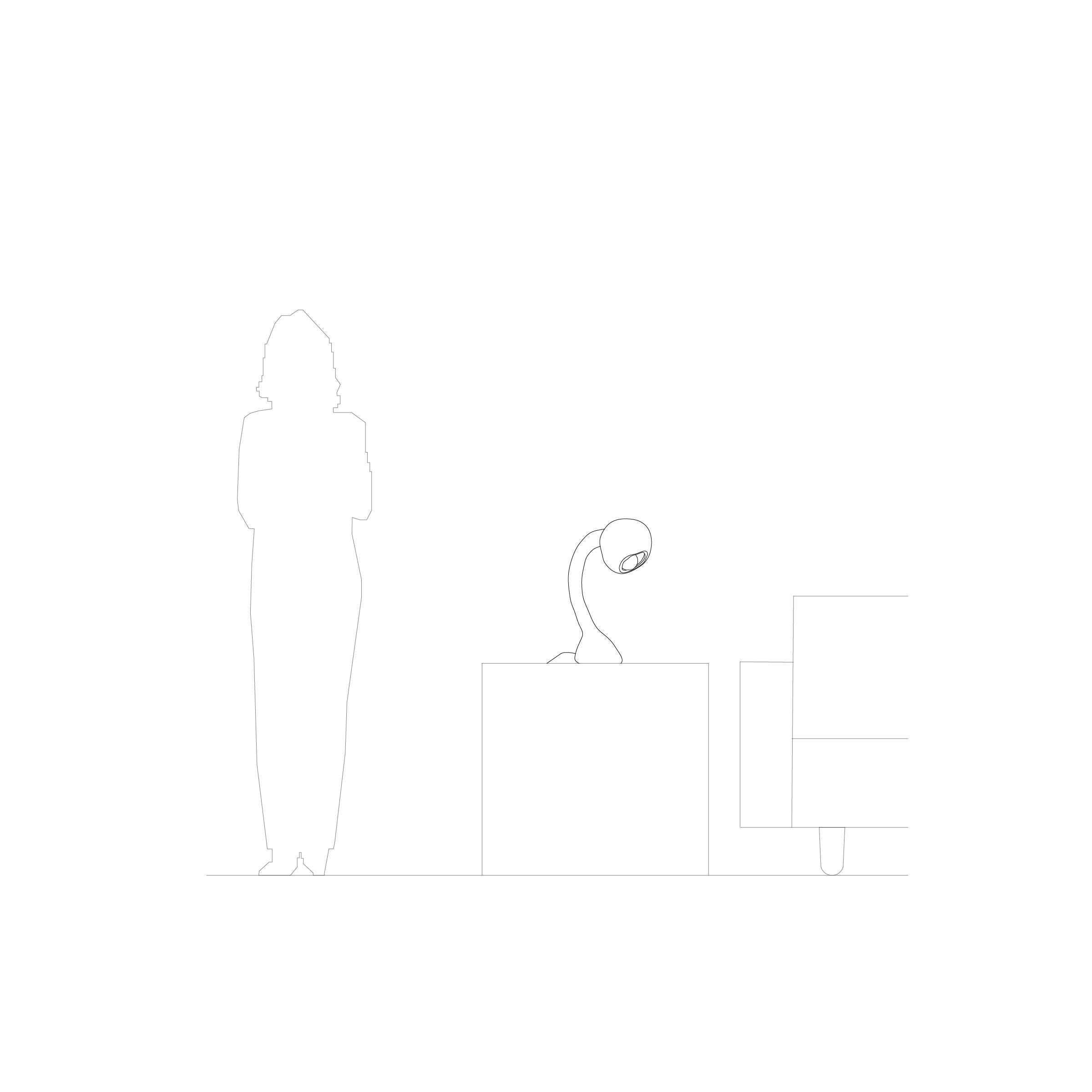 Biomorphic Line by Studio Chora, Table Lamp, White Lime Plaster, Made-To-Order For Sale 3