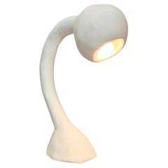 Biomorphic Line by Studio Chora, Table Lamp, White Lime Plaster, Made-To-Order