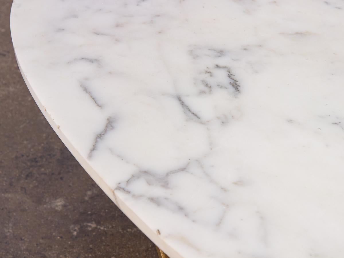 Biomorphic Marble Coffee Table In Good Condition In Brooklyn, NY