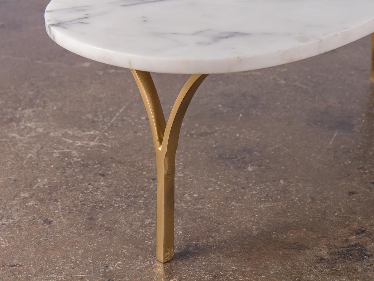 Mid-20th Century Biomorphic Marble Coffee Table