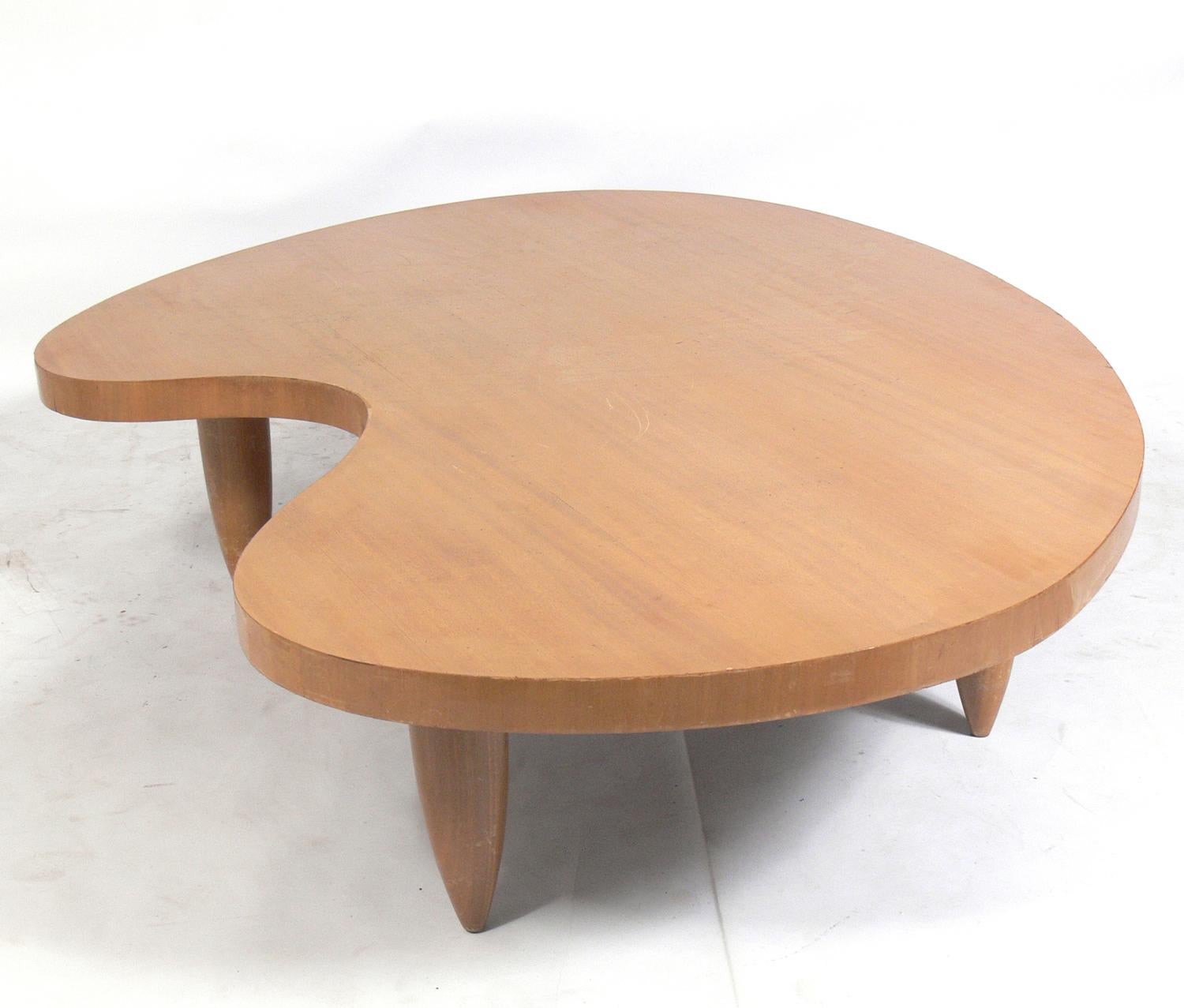 Mid-Century Modern Biomorphic Midcentury Coffee Table