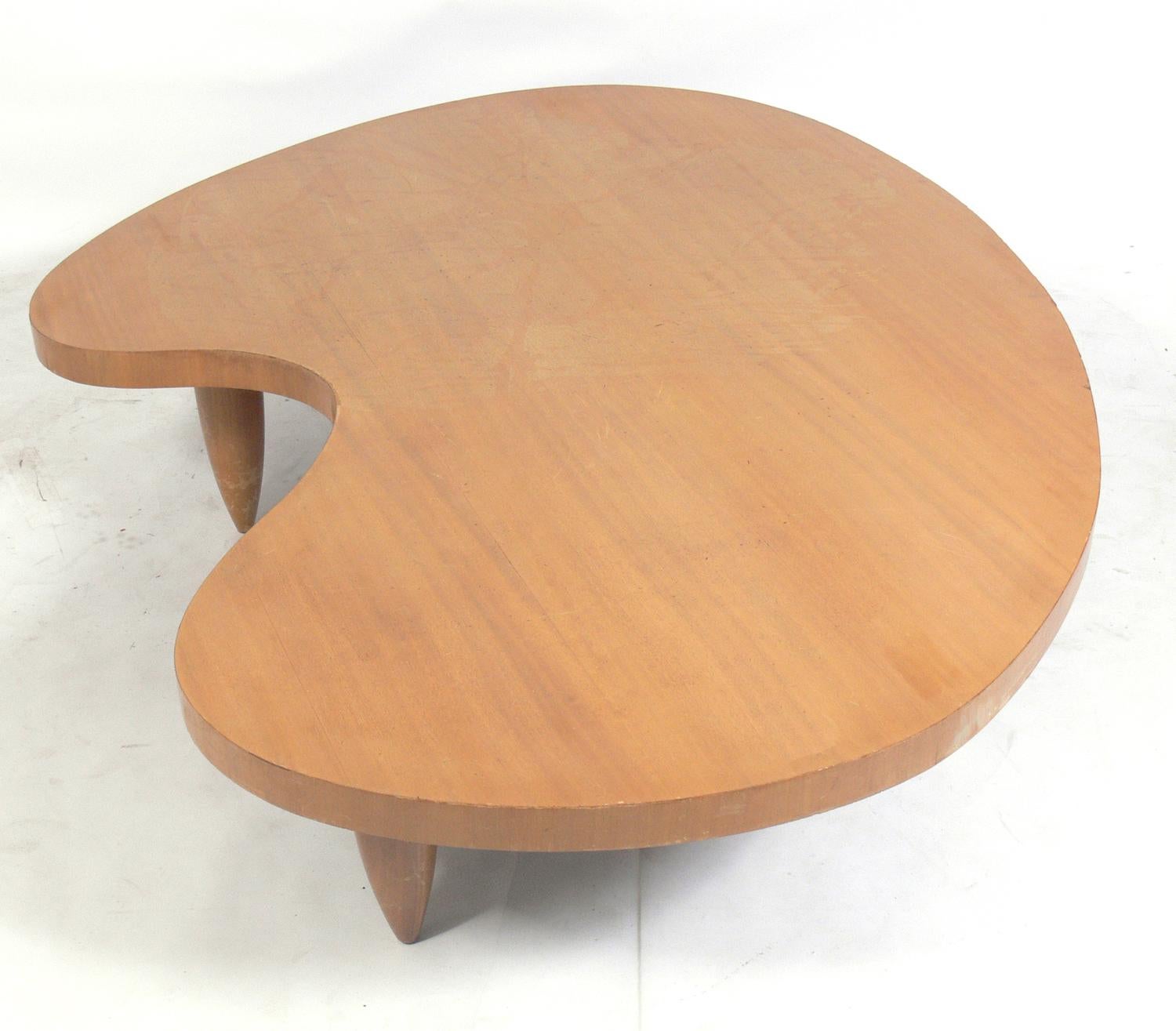 American Biomorphic Midcentury Coffee Table