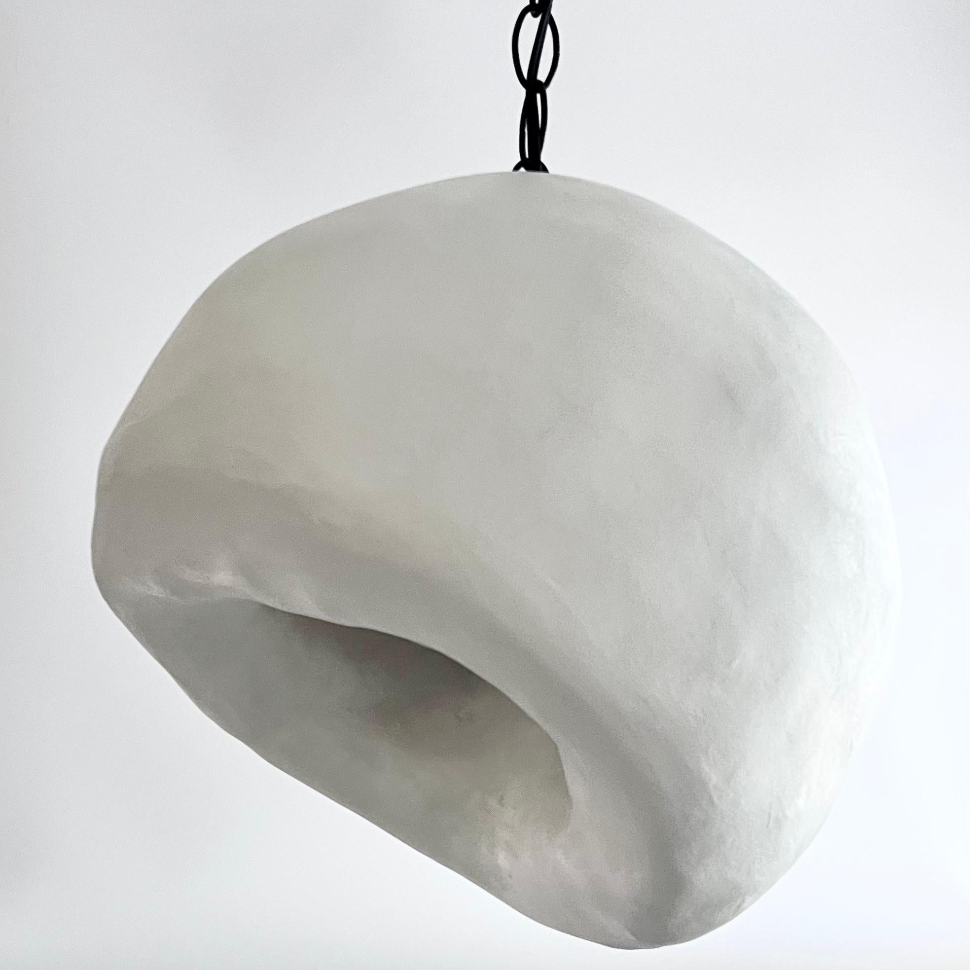 Organic Modern Biomorphic Pendant by Studio Chora, Organic Hanging Light Fixture, Made-to-order For Sale