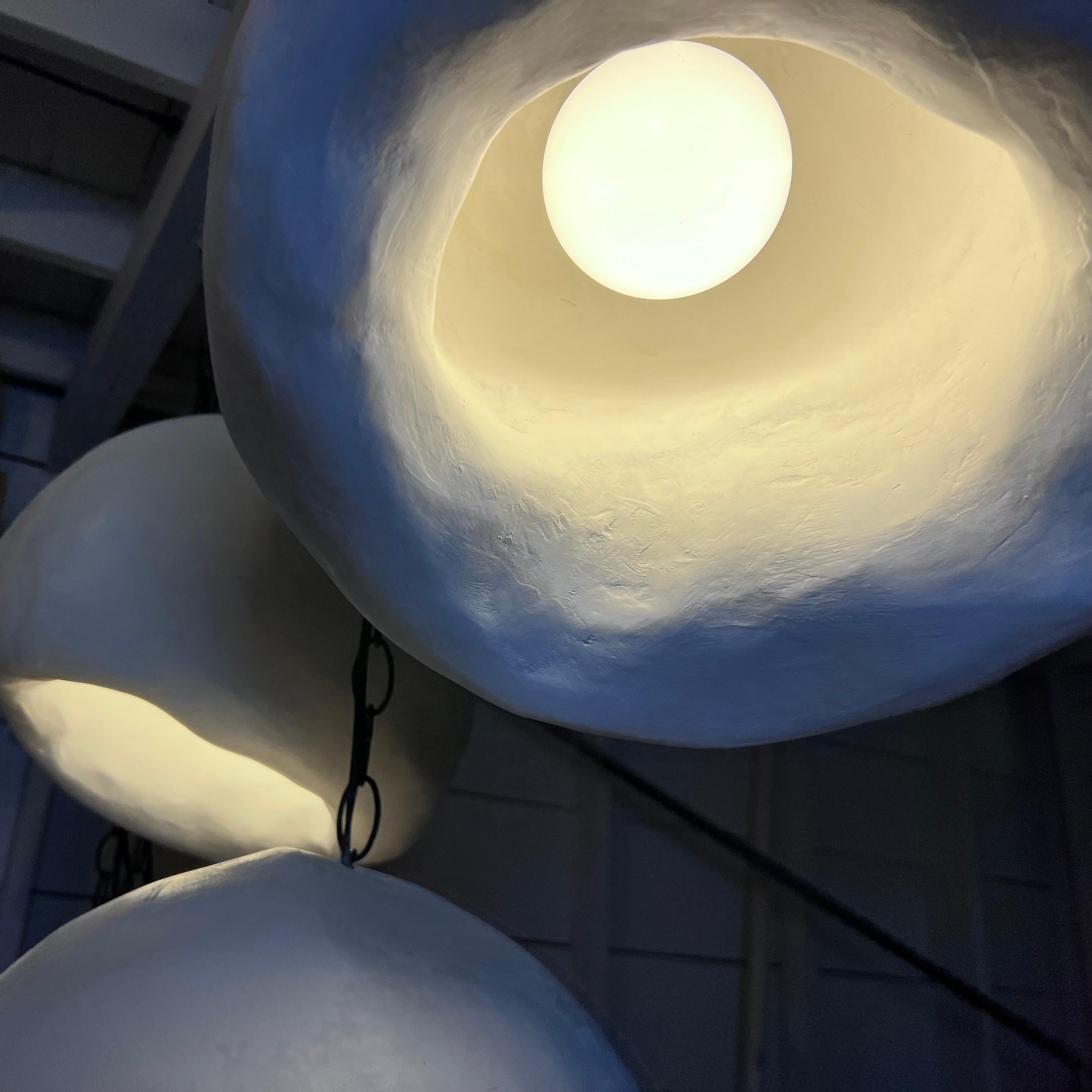 Biomorphic Suspension by Studio Chora, Organic Hanging Light Fixture, Made-to-order Neuf - En vente à Albuquerque, NM
