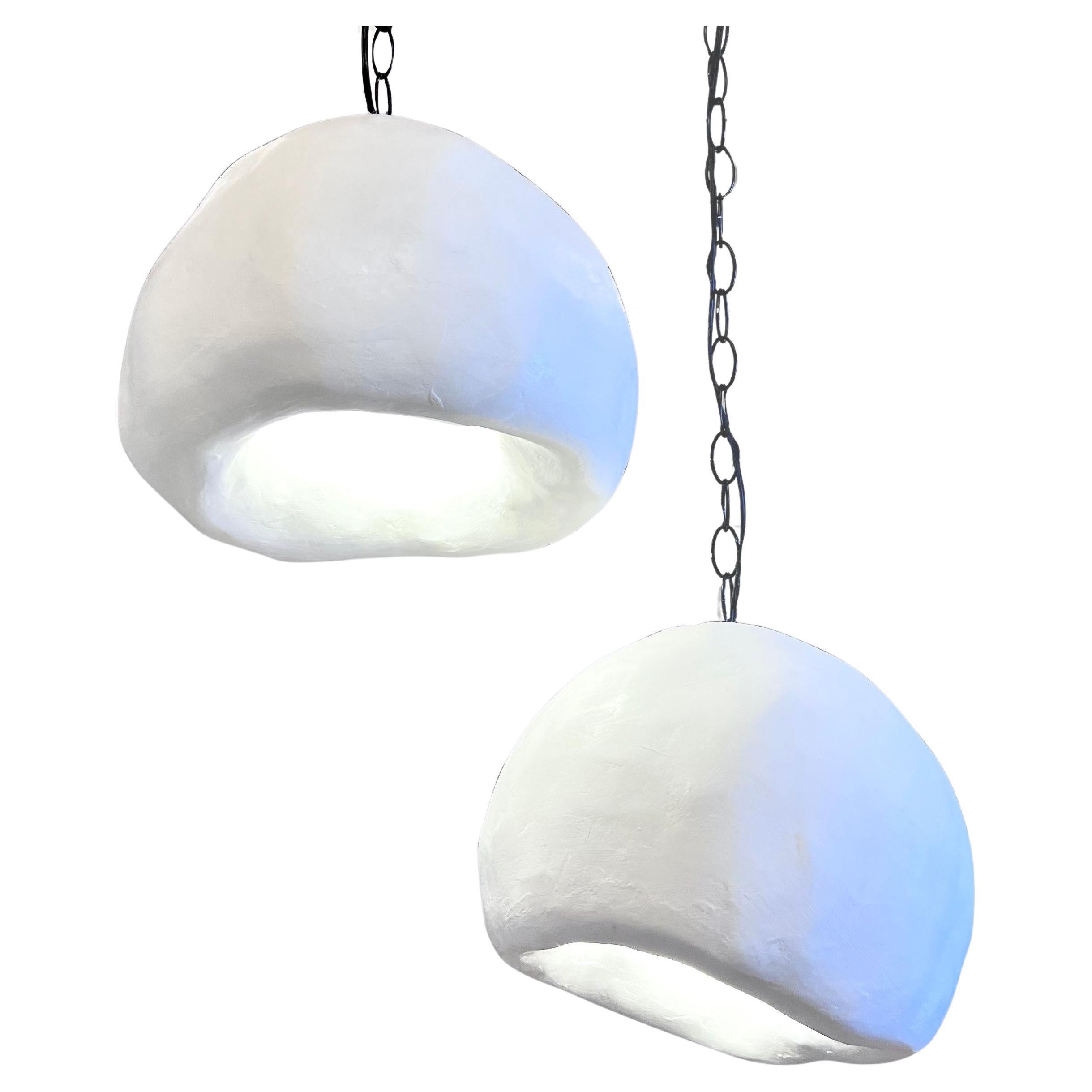 Biomorphic Pendant by Studio Chora, Organic Hanging Light Fixture, Made-to-order For Sale