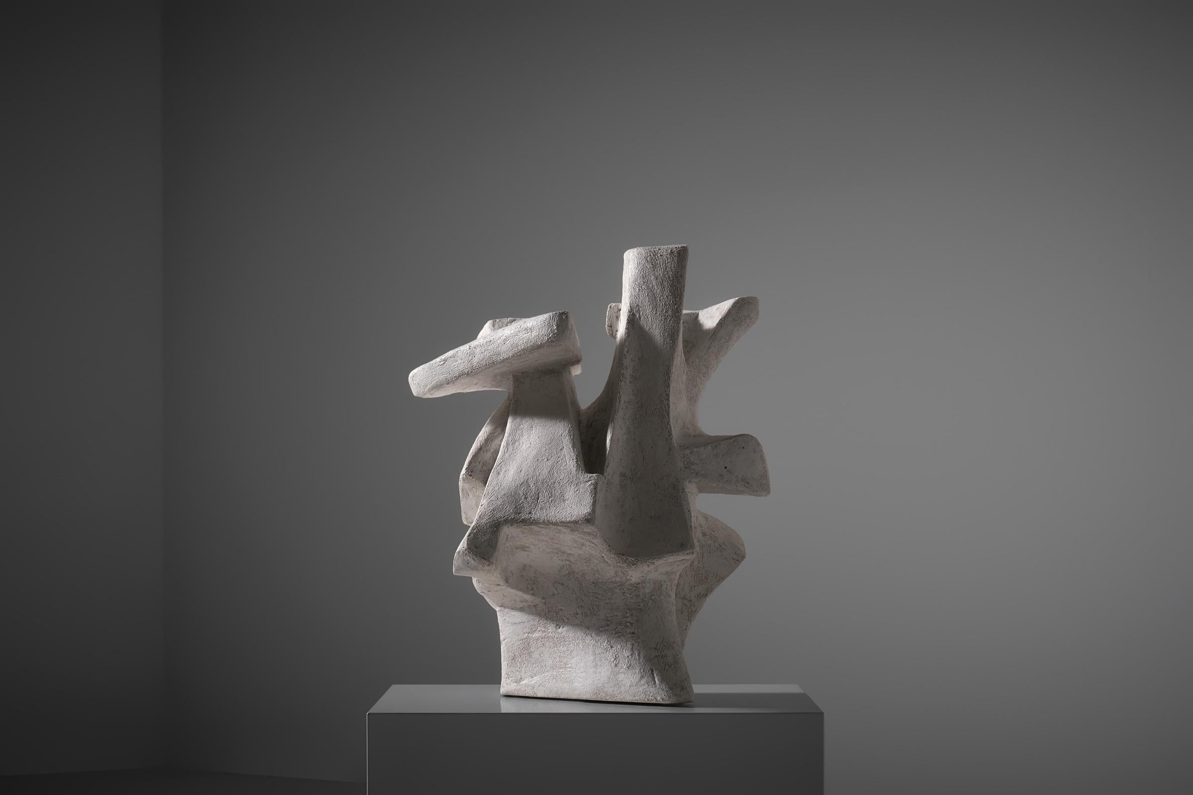 Scultura biomorfa in gesso, Francia 1960 in vendita 3