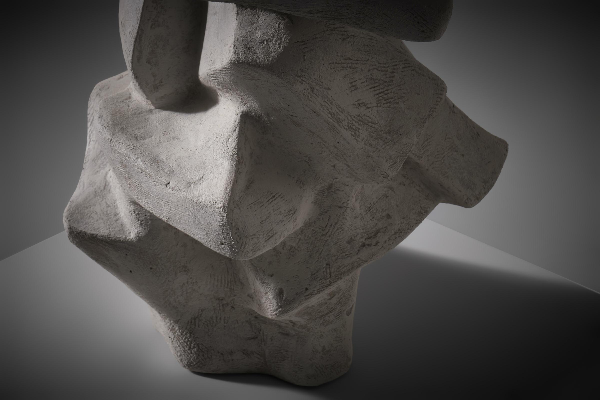 Scultura biomorfa in gesso, Francia 1960 in vendita 4