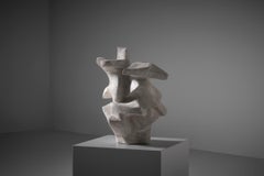 Sculpture biomorphique en plâtre, France, années 1960