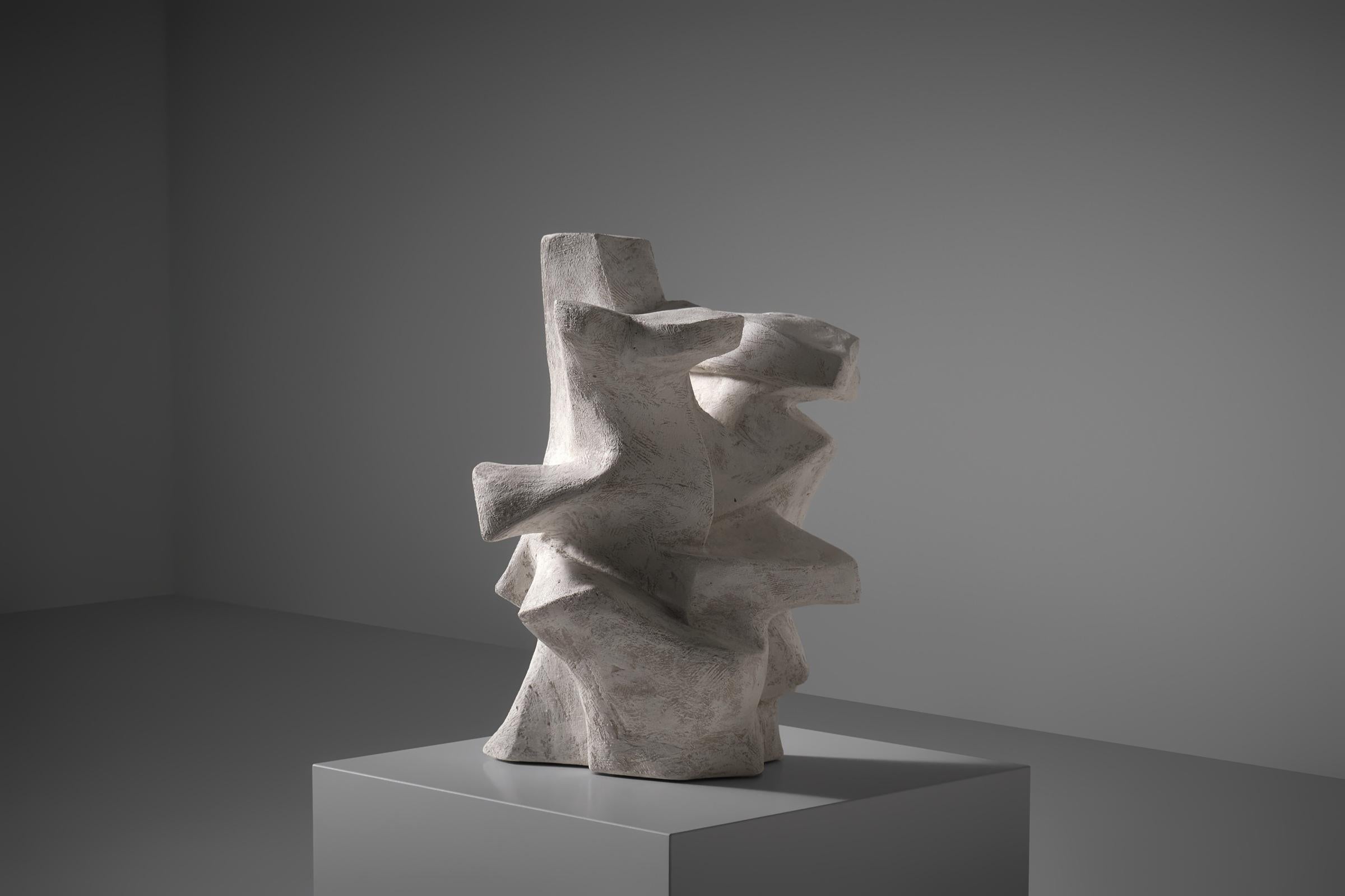 Scultura biomorfa in gesso, Francia 1960 In condizioni buone in vendita a Rotterdam, ZH