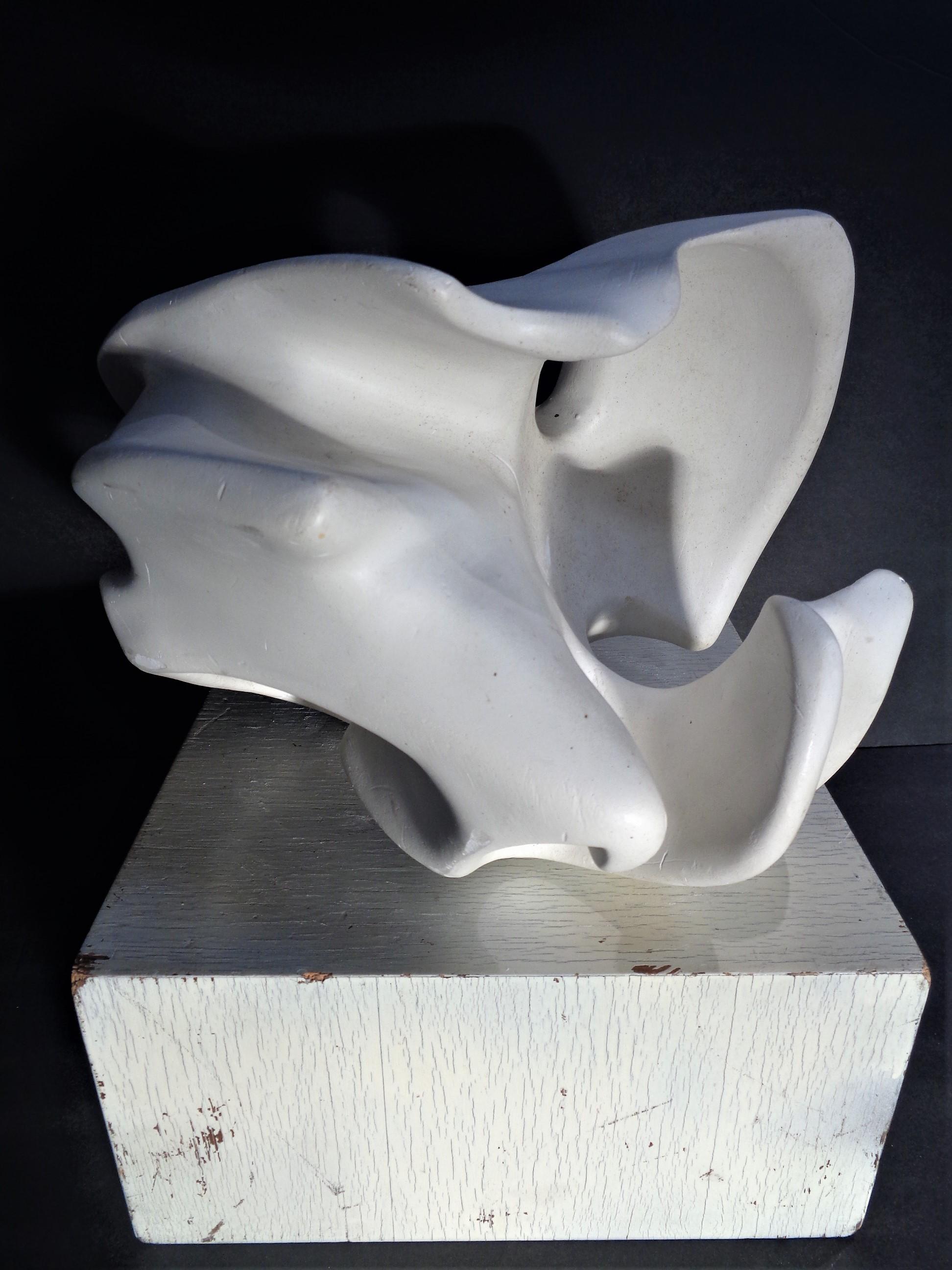 Sculpture en plâtre biomorphique de style Jean Arp  en vente 4