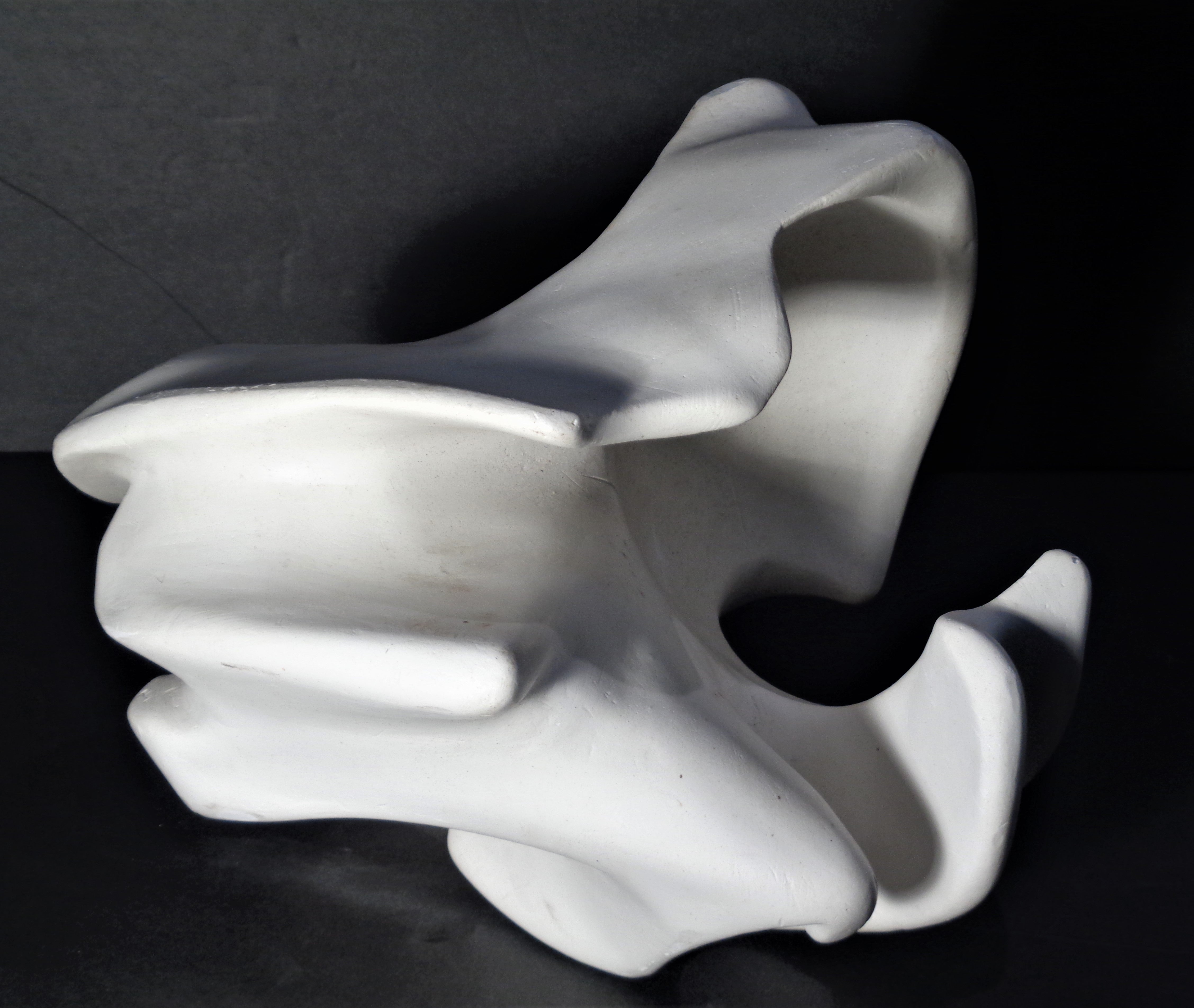 Sculpture en plâtre biomorphique de style Jean Arp  en vente 5