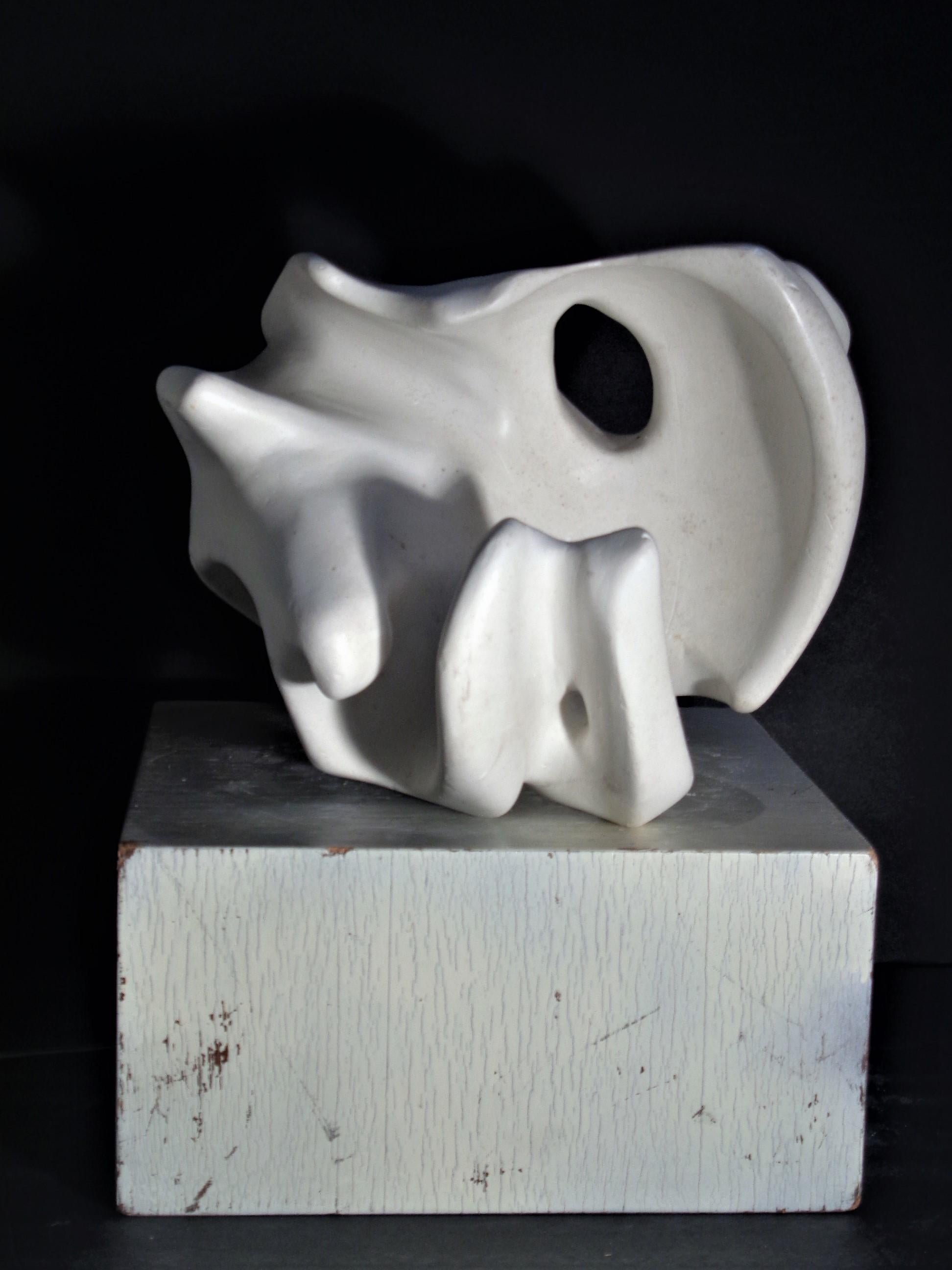 Biomorphic Plaster Sculpture style of Jean Arp  For Sale 7