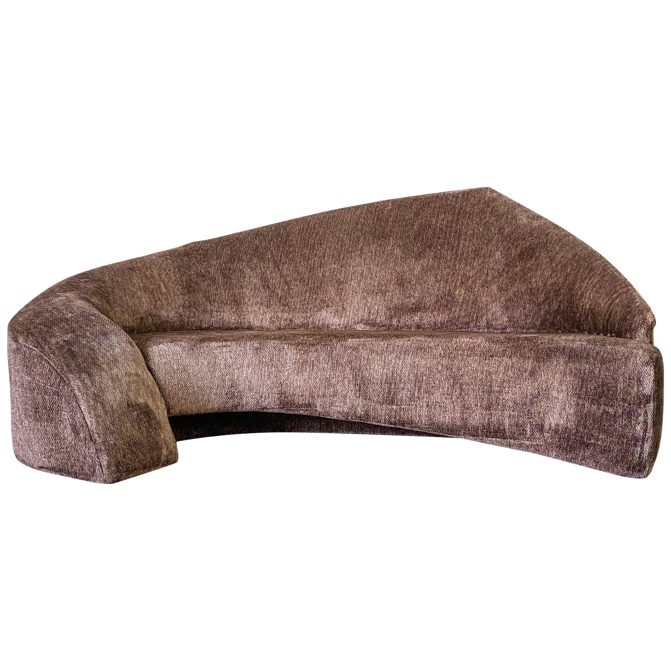 Biomorphic Postmodern Sofa in the Style of Vladimir Kagan