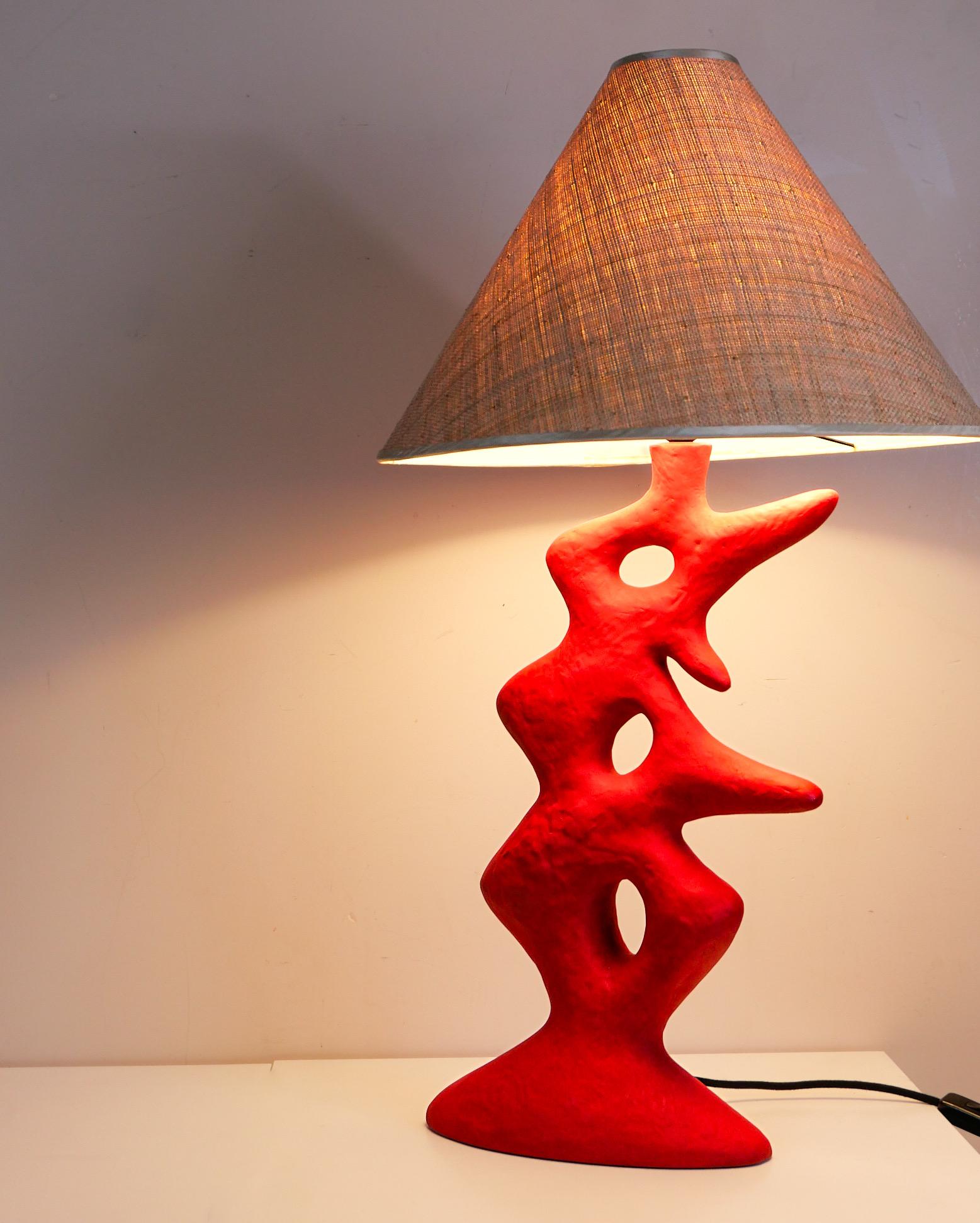 Biomorphic Sculptural Table Lamp by Elizabeth Garouste (Französisch) im Angebot