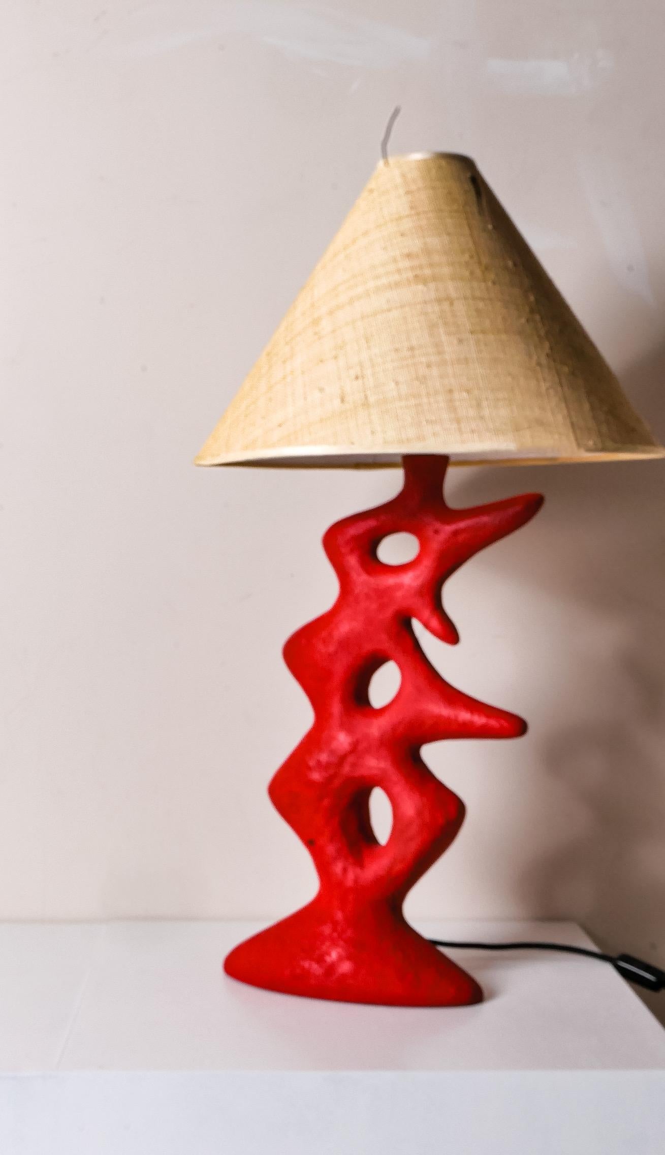 Biomorphic Sculptural Table Lamp by Elizabeth Garouste im Zustand „Hervorragend“ im Angebot in Portland, OR