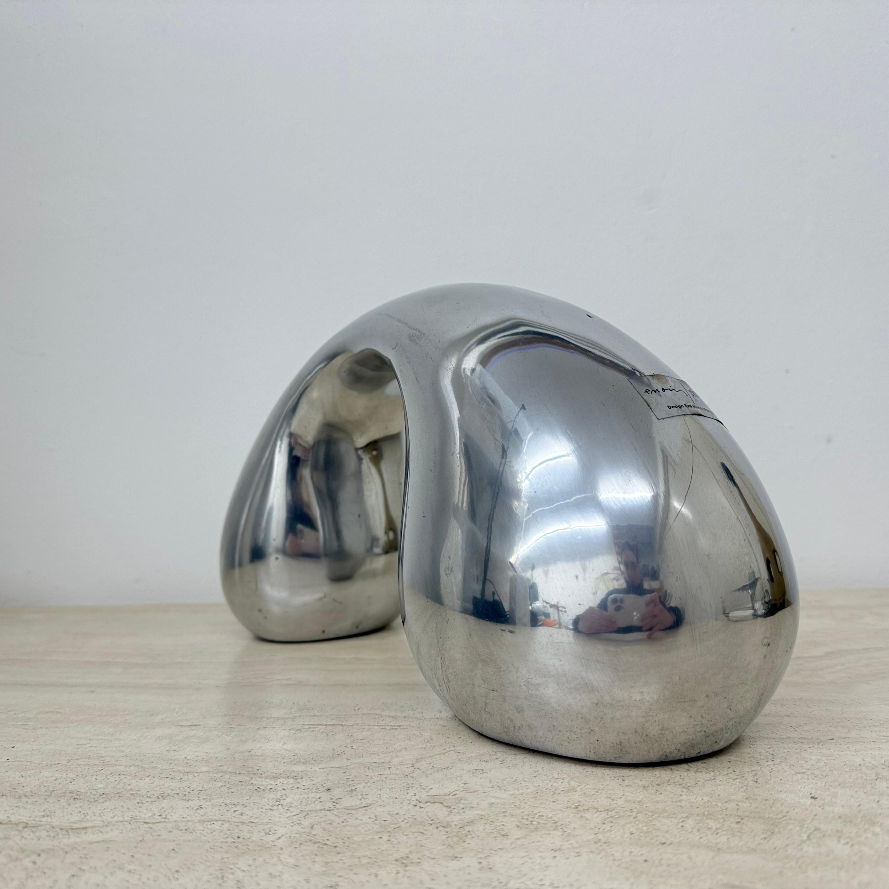Biomorphes Skulptur-Objekt aus Aluminium von Eva & Peter Moritz für Ikea, 1980 im Angebot 9