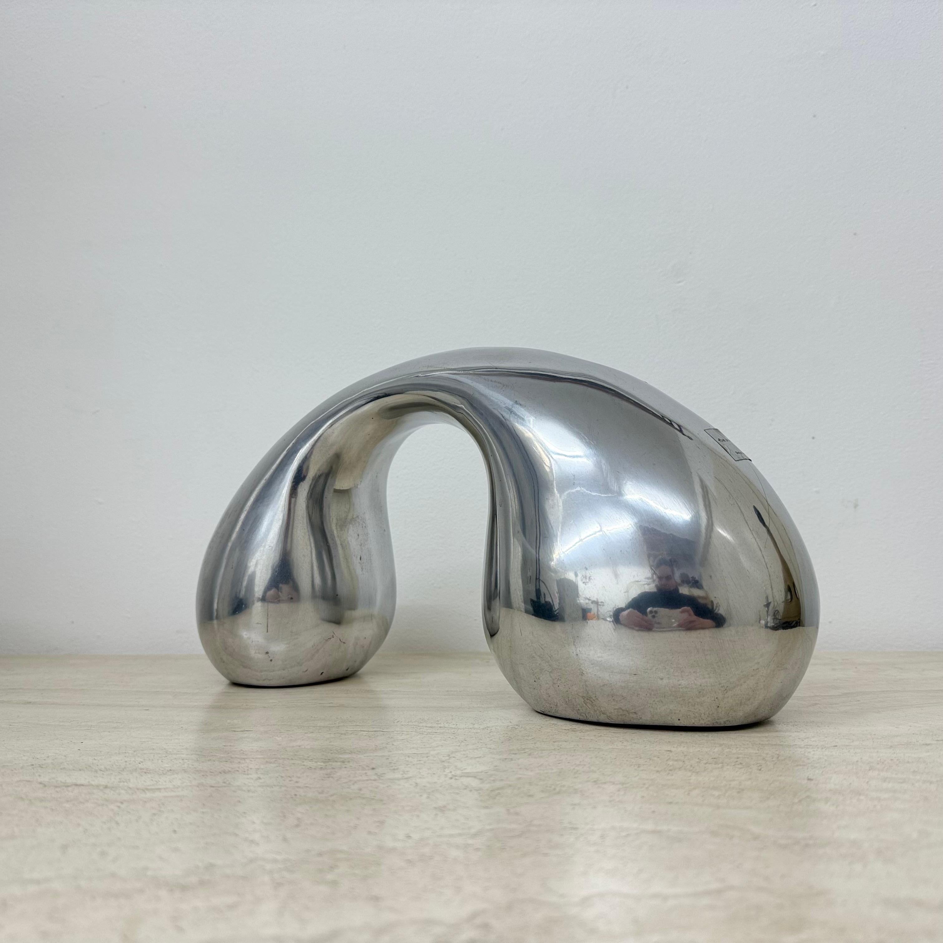 Biomorphes Skulptur-Objekt aus Aluminium von Eva & Peter Moritz für Ikea, 1980 im Angebot 11