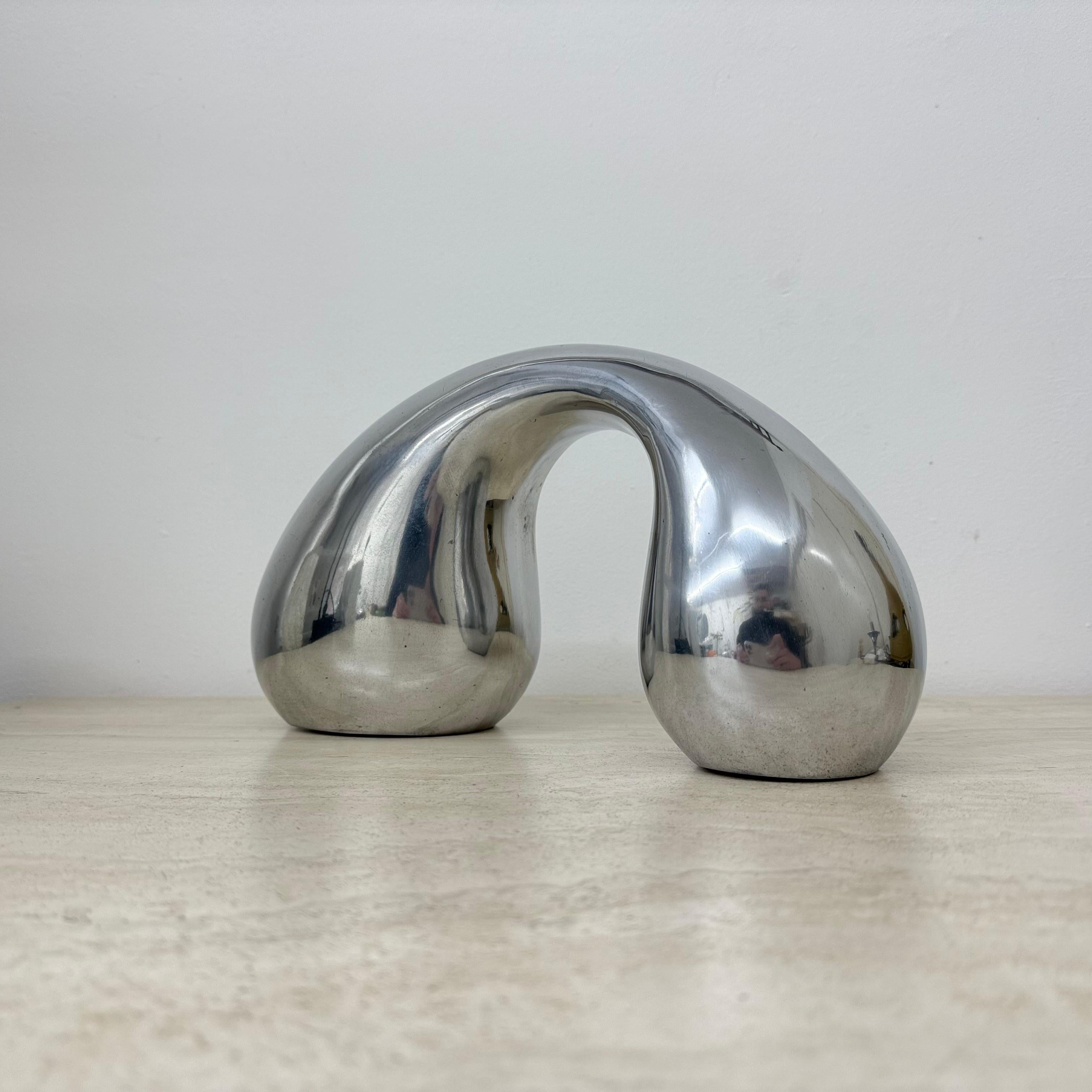 Biomorphes Skulptur-Objekt aus Aluminium von Eva & Peter Moritz für Ikea, 1980 im Zustand „Gut“ im Angebot in Delft, NL