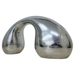 Biomorphic Sculpture Object in Aluminum by Eva & Peter Moritz for Ikea, 1980