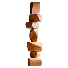 Biomorphic Serenity: Abstract Oak Totem Still Stand No61 by NONO