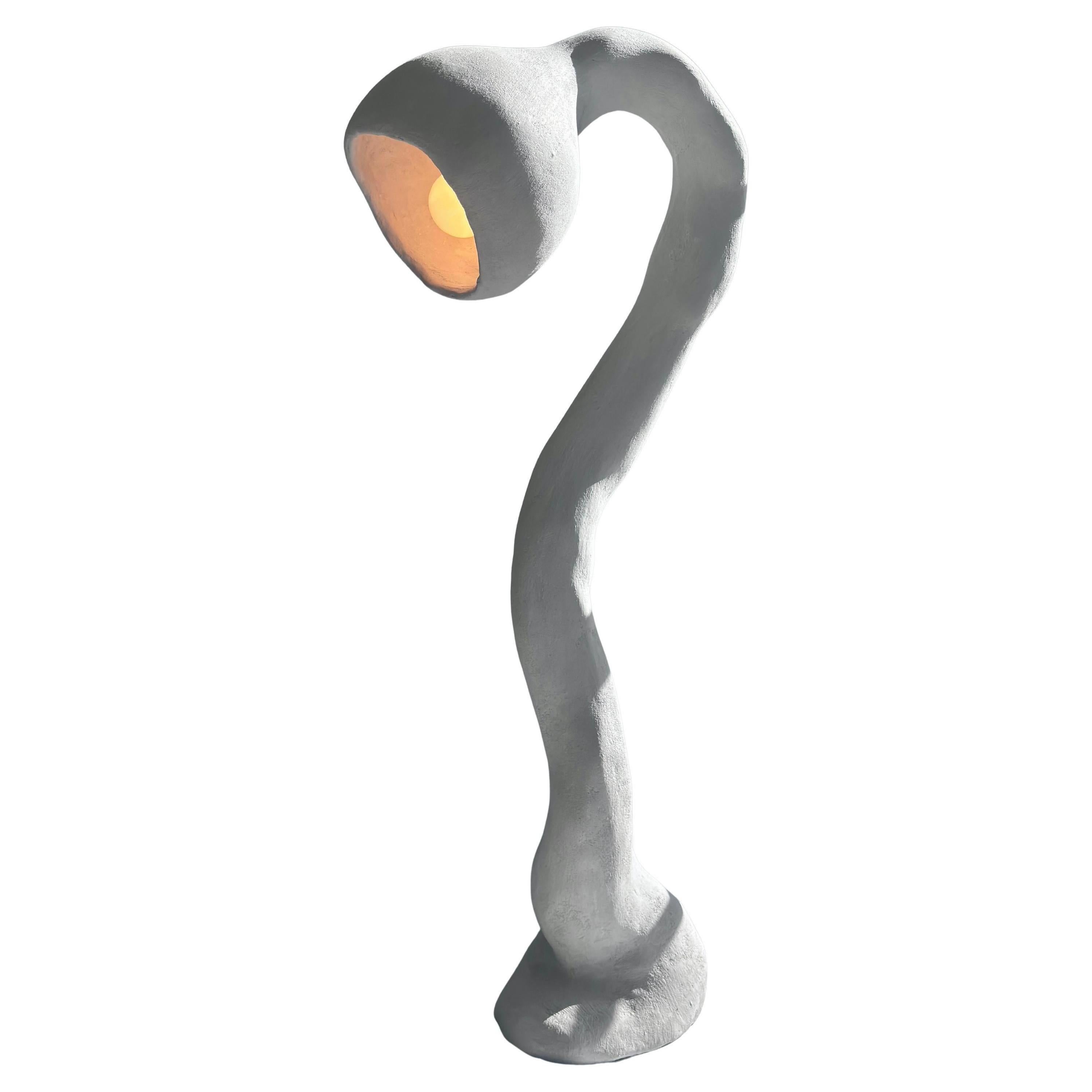 Lampada da terra Biomorfa N.5, Studio A. Chora, Stucchi grigi, In magazzino in vendita 6