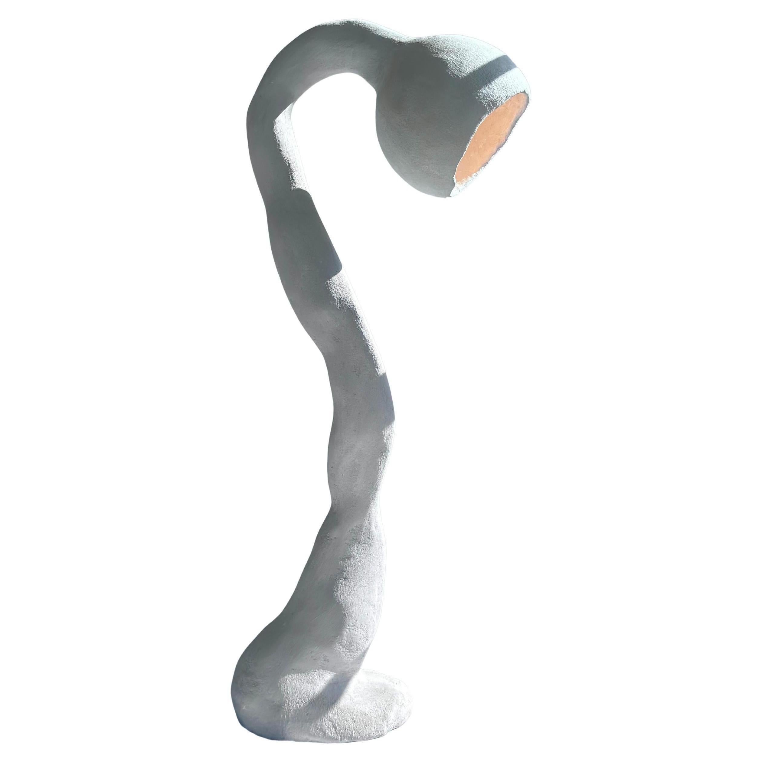Lampada da terra Biomorfa N.5, Studio A. Chora, Stucchi grigi, In magazzino in vendita 7